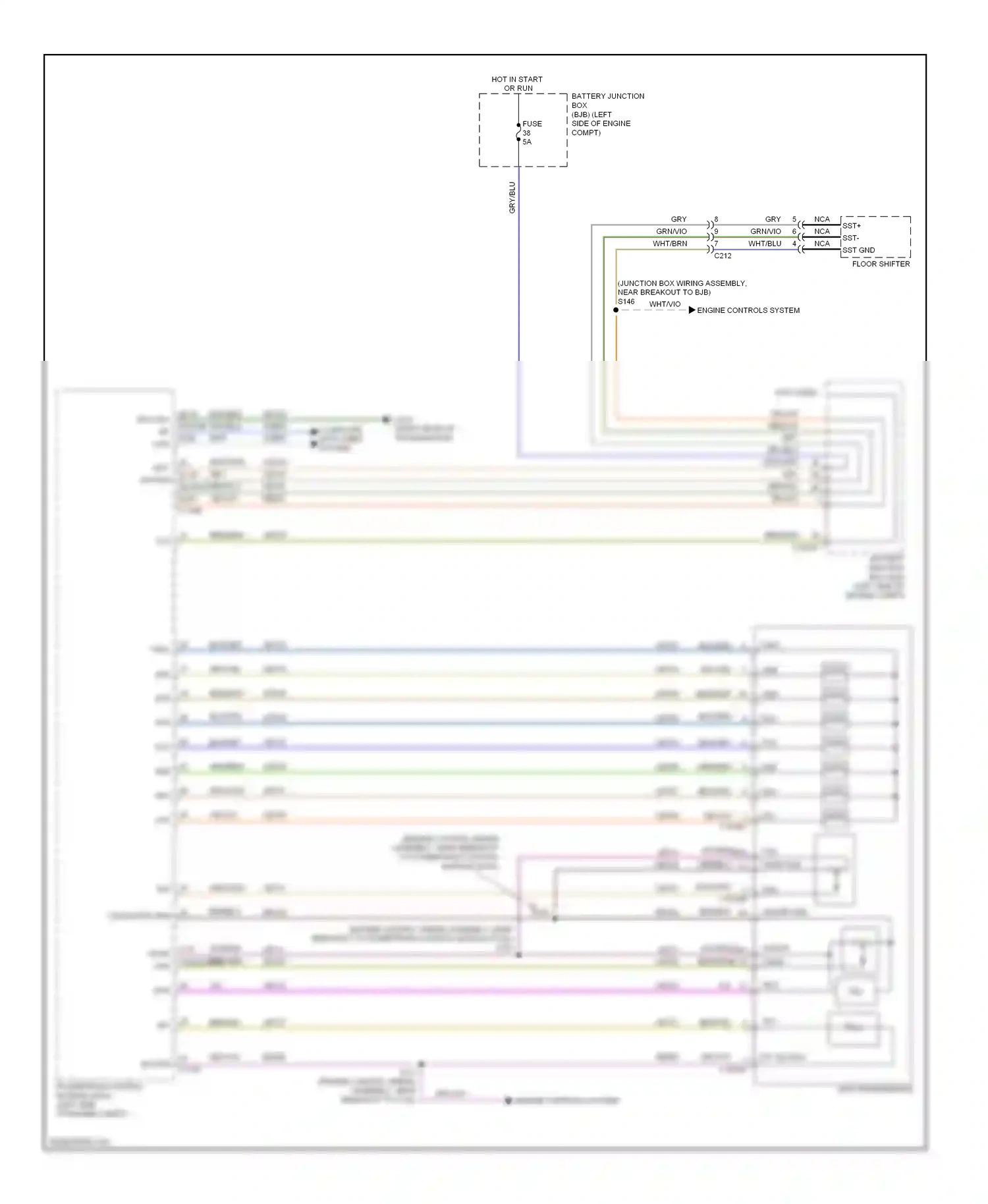 Ford Escape III (2012-2015) tspc wiring diagram  (3 of 9)