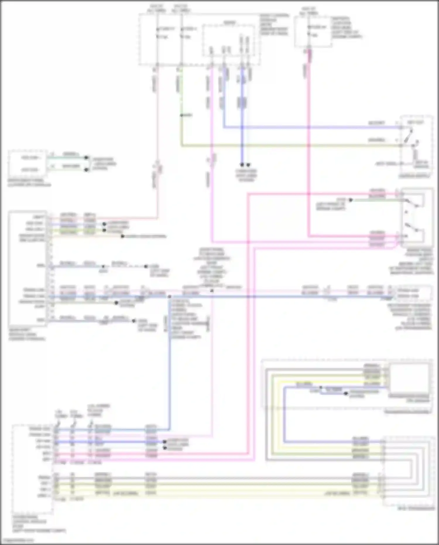 Wiring diagram blu/grn for Ford Escape IV (2019-2024) (17 of 85)