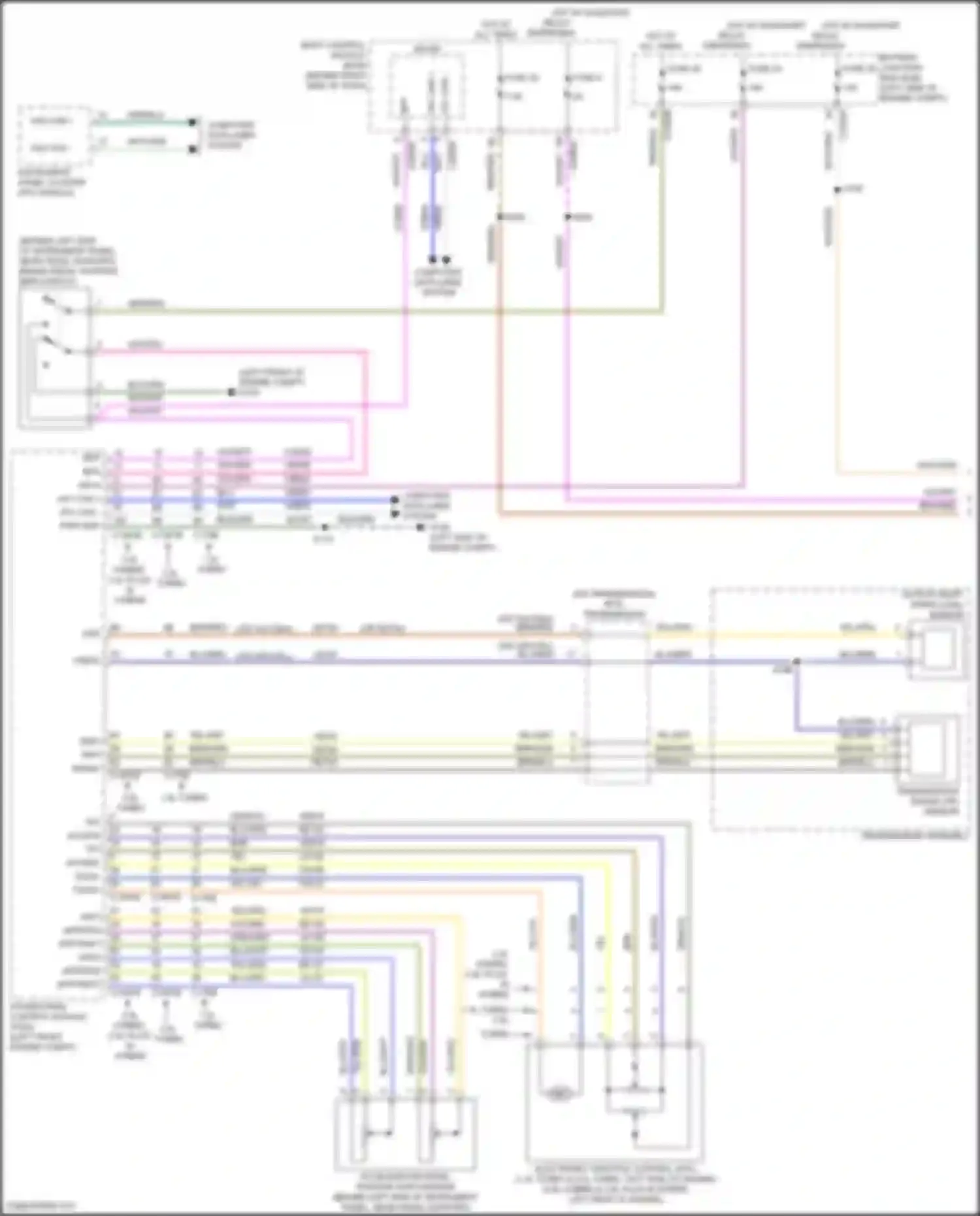 Wiring diagram blu/org for Ford Escape IV (2019-2024) (15 of 62)