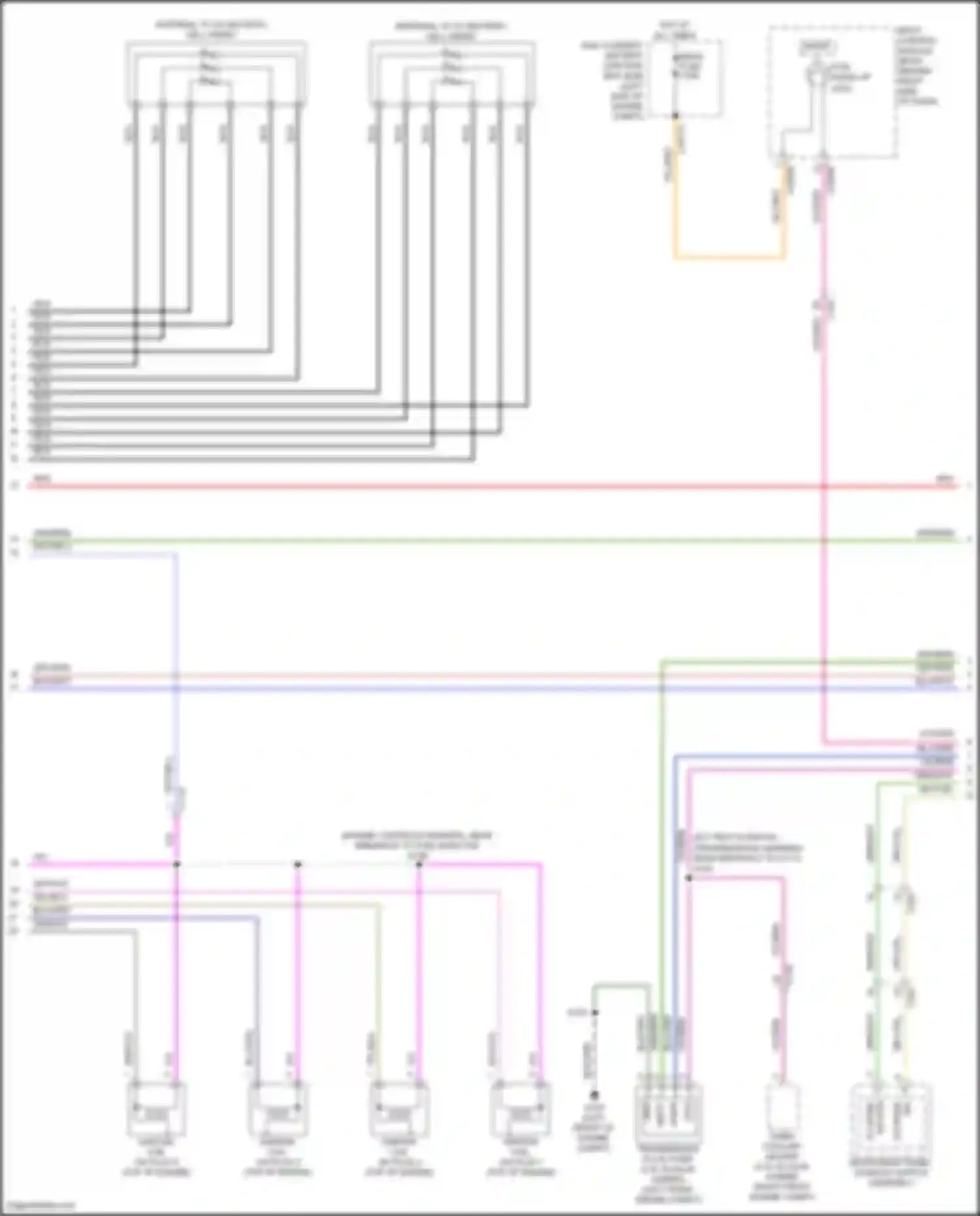 Wiring diagram blu/org for Ford Escape IV (2019-2024) (39 of 62)