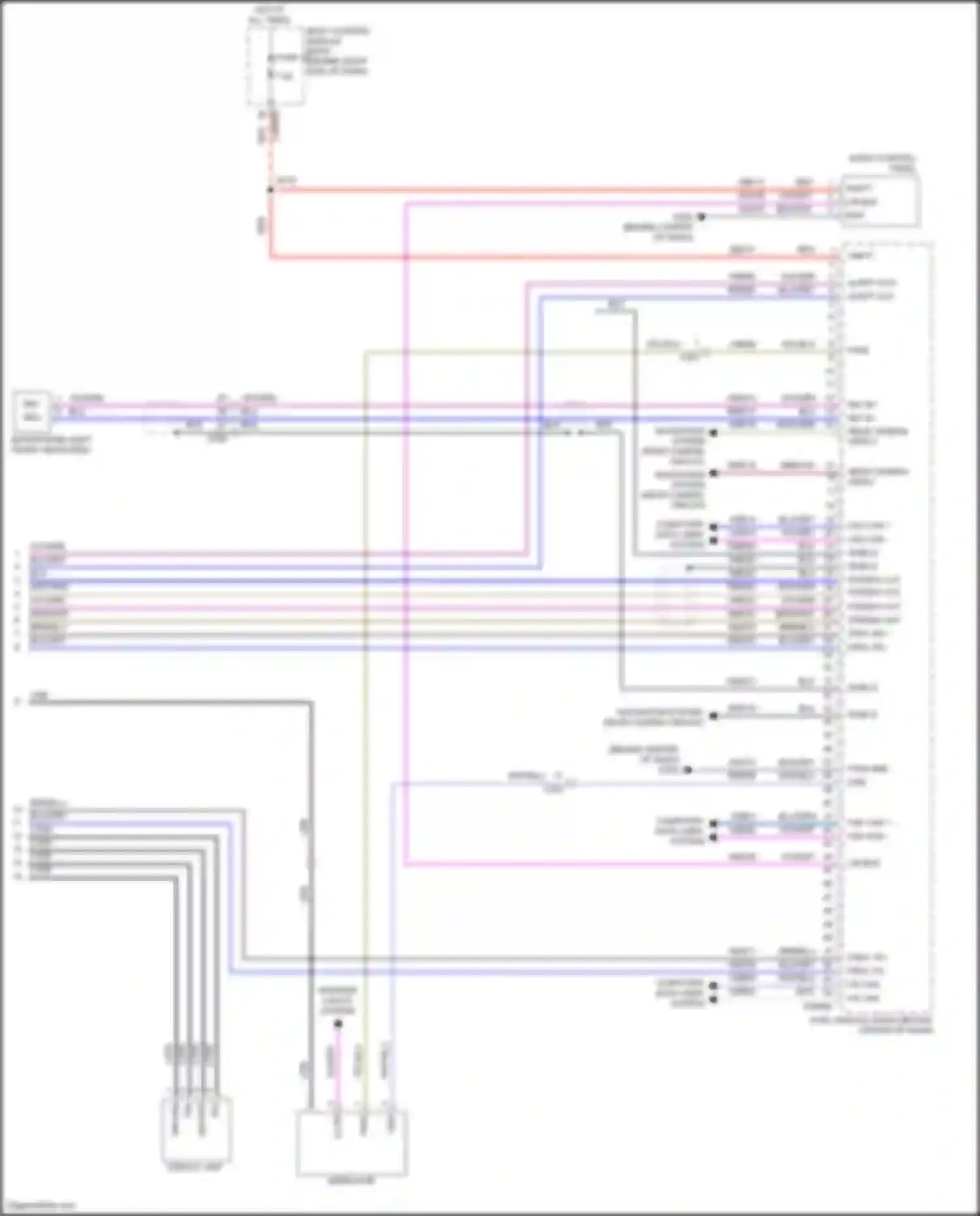 Wiring diagram dm gnd for Ford Escape IV (2019-2024) (2 of 4)