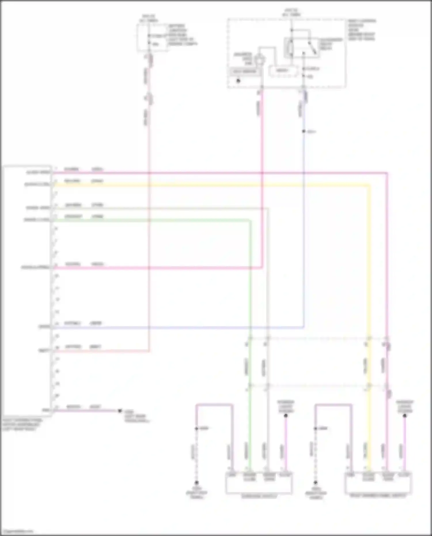 Wiring diagram fuse 6 for Ford Escape IV (2019-2024) (4 of 8)