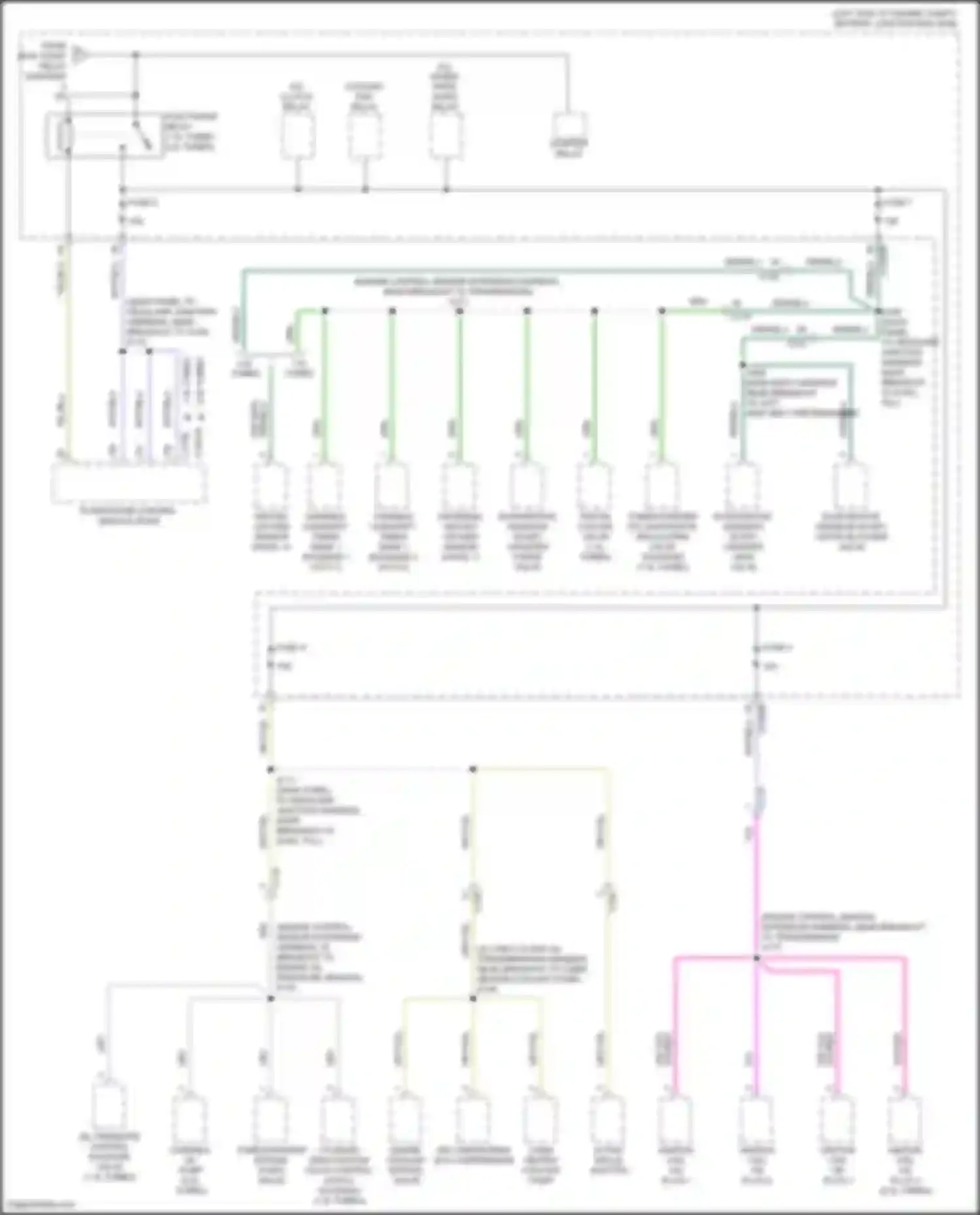 Wiring diagram grn/blu for Ford Escape IV (2019-2024) (25 of 87)