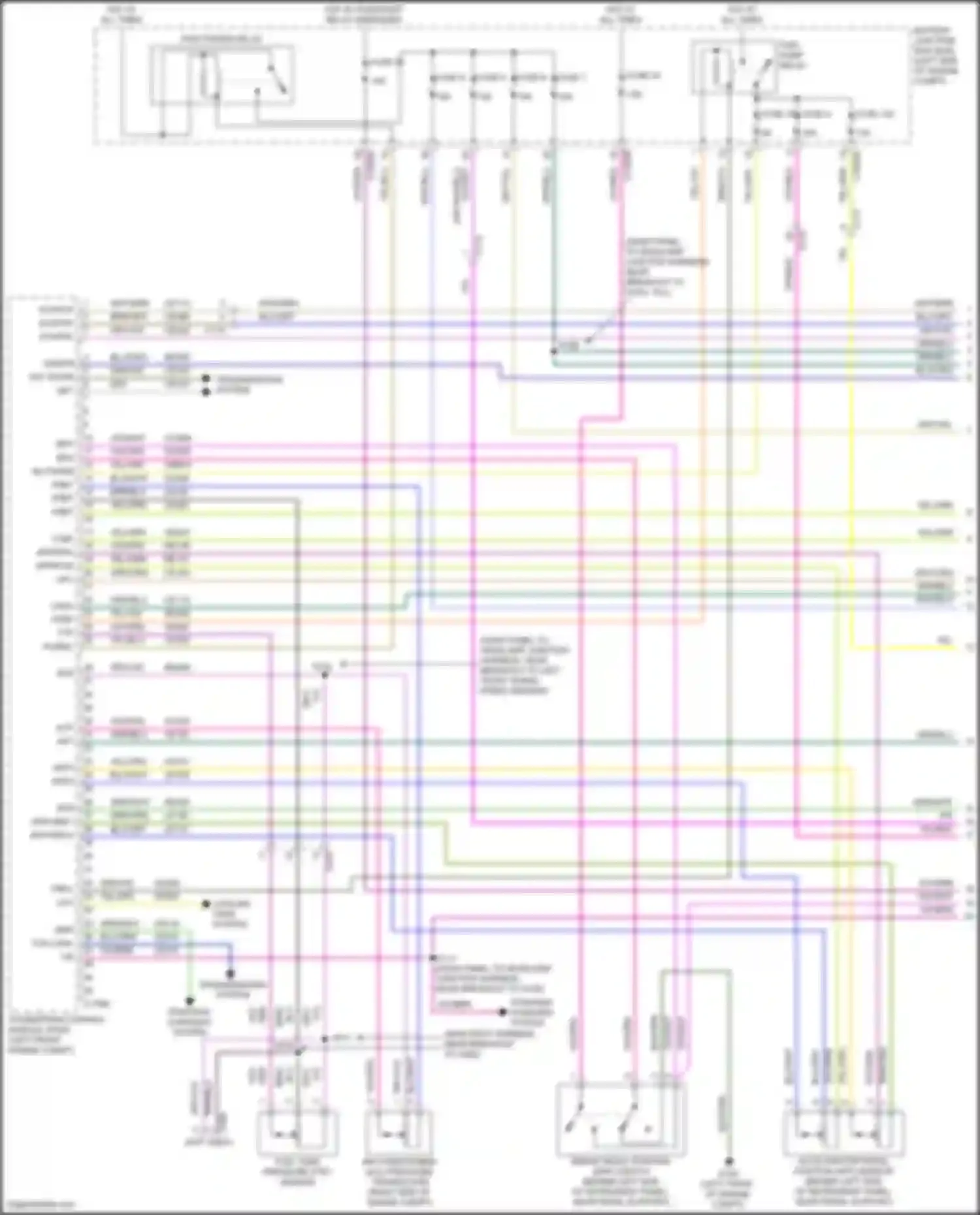 Wiring diagram hot w/ run/start relay energized for Ford Escape IV (2019-2024) (15 of 24)