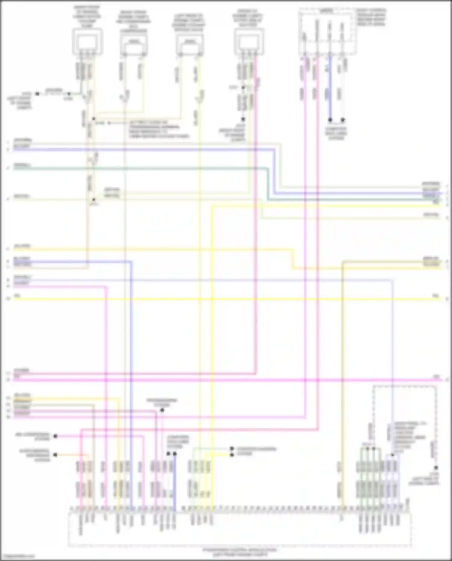 Wiring diagram pem pwm for Ford Escape IV (2019-2024) (1 of 4)