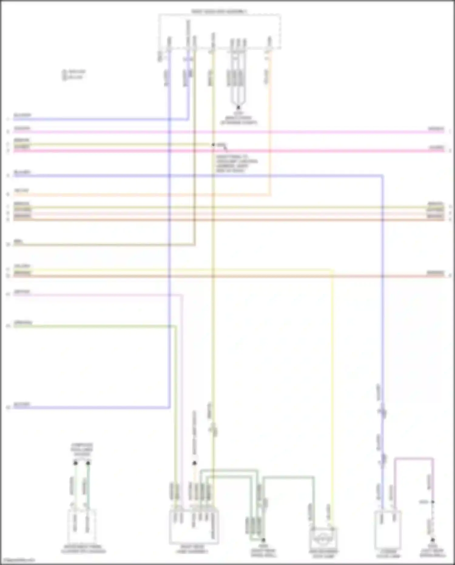 Wiring diagram right headlamp assembly for Ford Escape IV (2019-2024) (2 of 4)