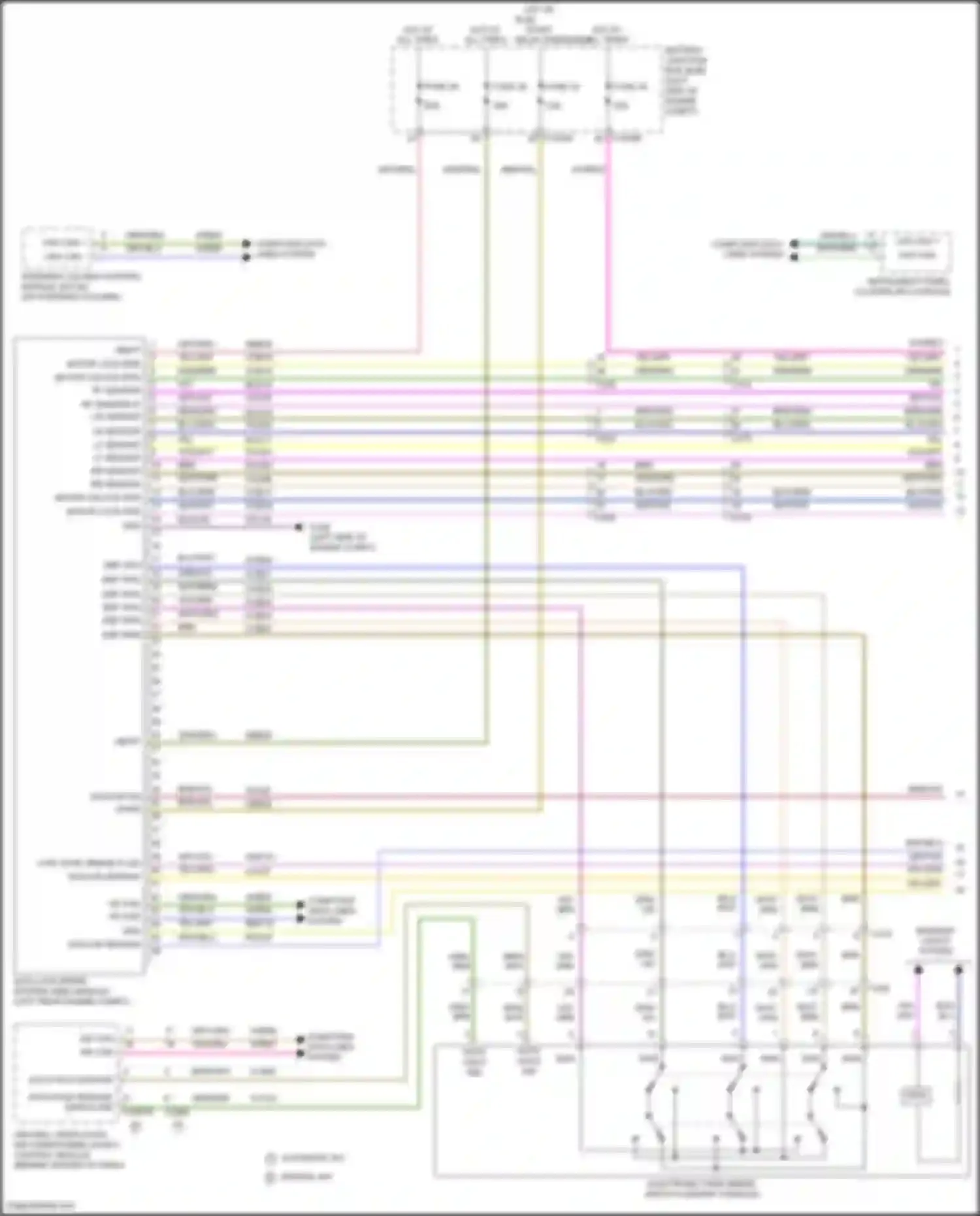 Wiring diagram rr sensor hi for Ford Escape IV (2019-2024) (2 of 2)
