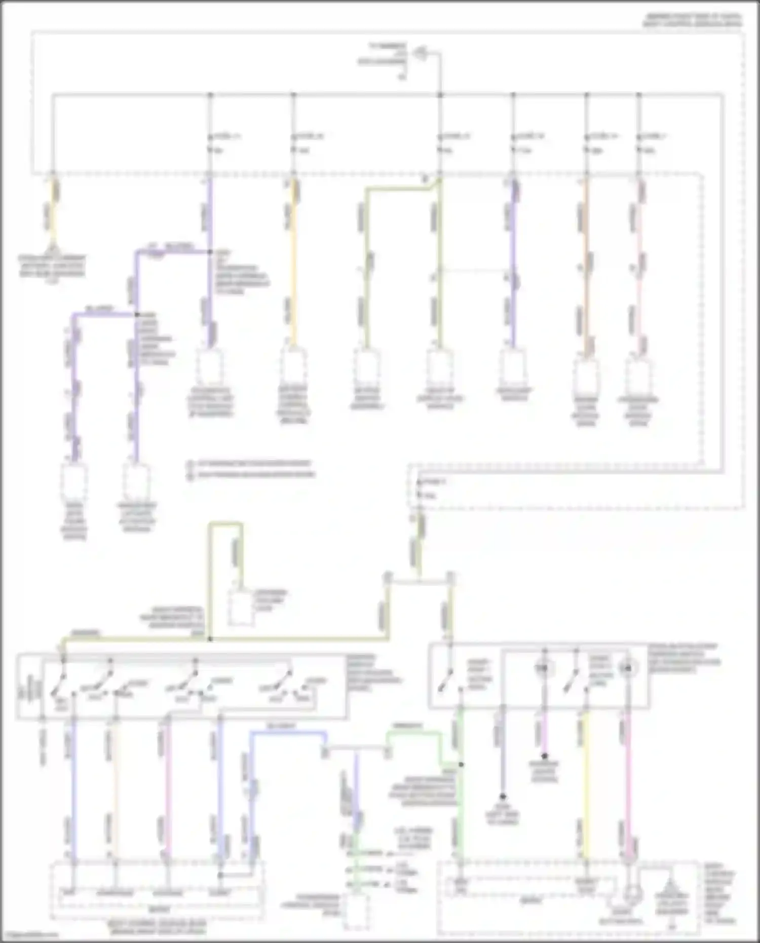 Wiring diagram steering column lock for Ford Escape IV (2019-2024) (1 of 2)