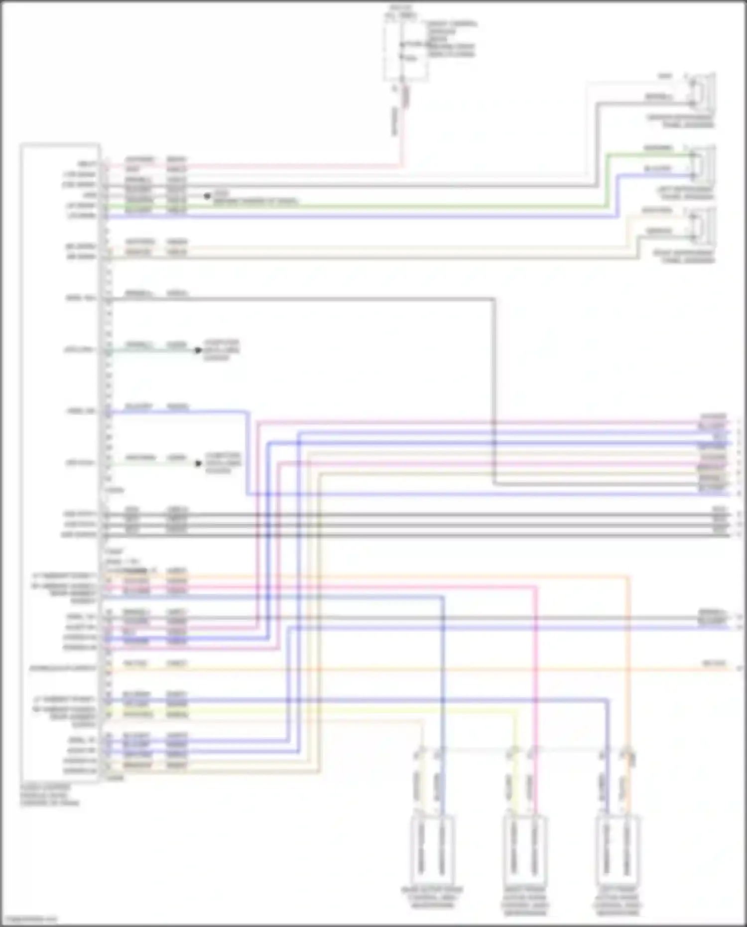 Wiring diagram stereo in r+ for Ford Escape IV (2019-2024) (1 of 2)