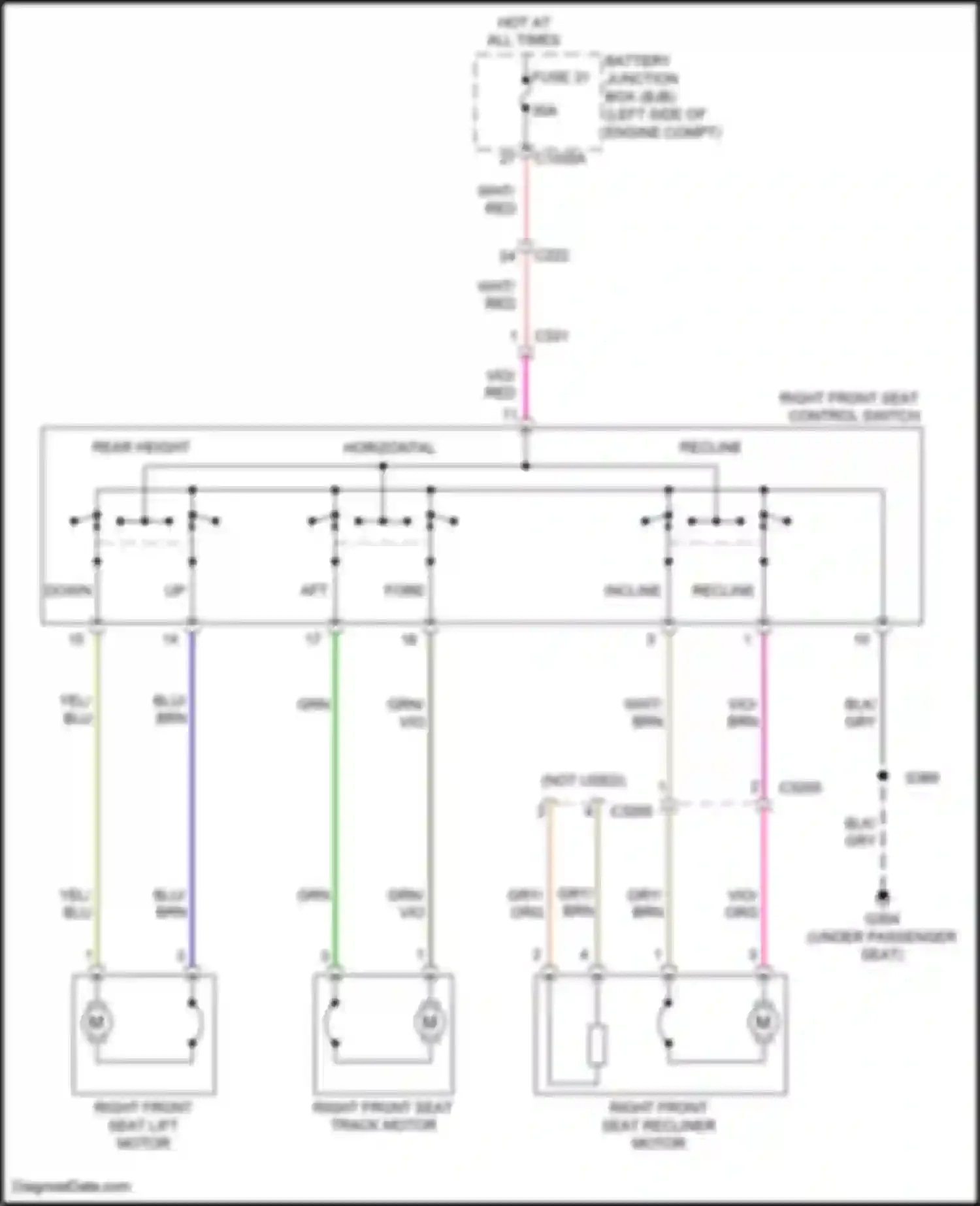 Wiring diagram vio for Ford Escape IV (2019-2024) (5 of 38)