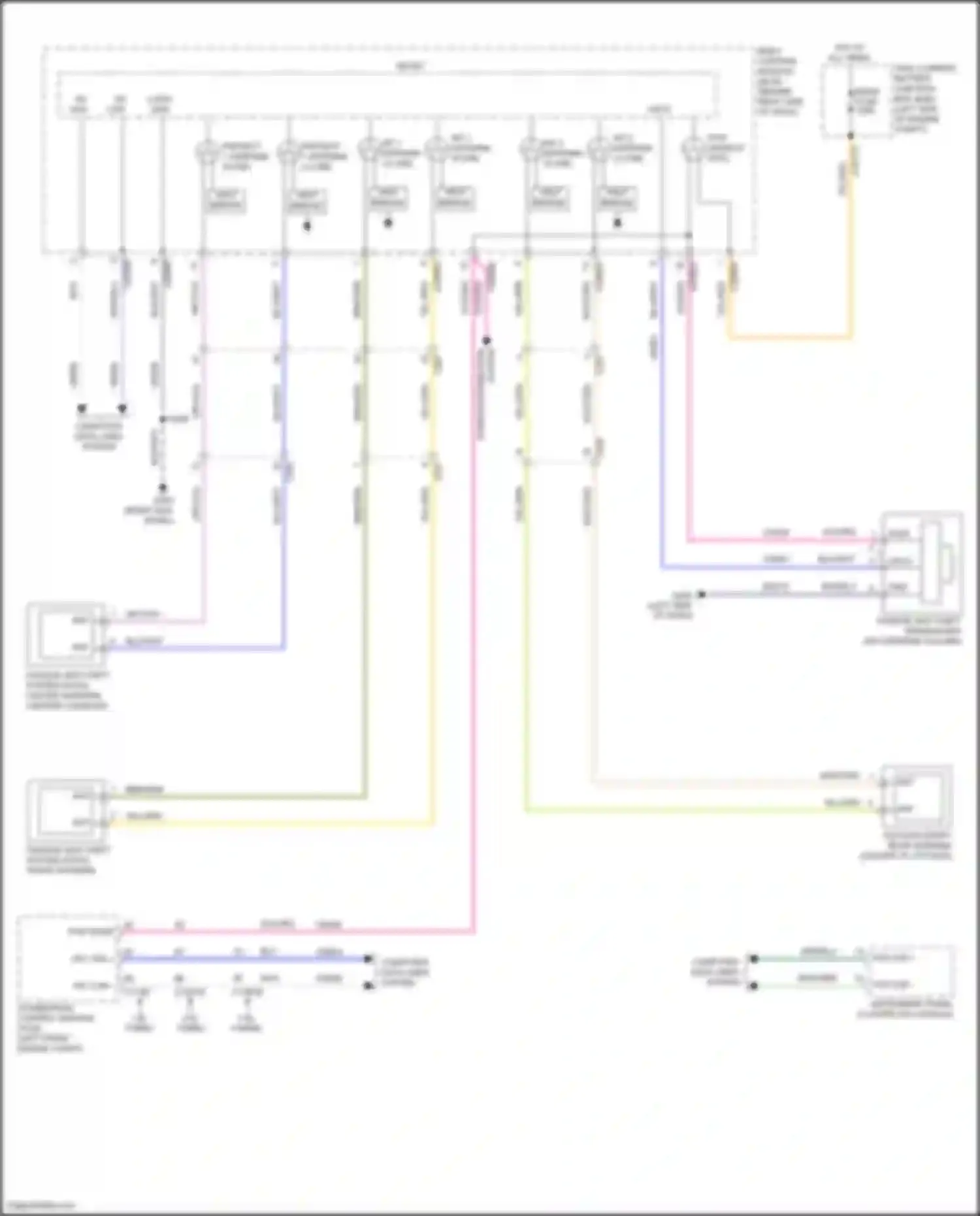 Wiring diagram yel/org for Ford Escape IV (2019-2024) (36 of 85)