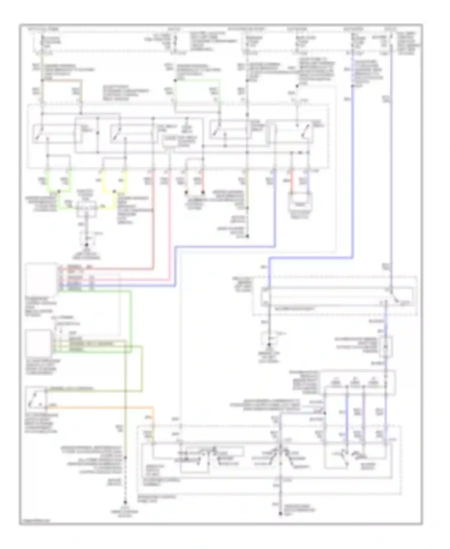 Escort ZX2 Ford  (1998-1999): Manual a/c circuit