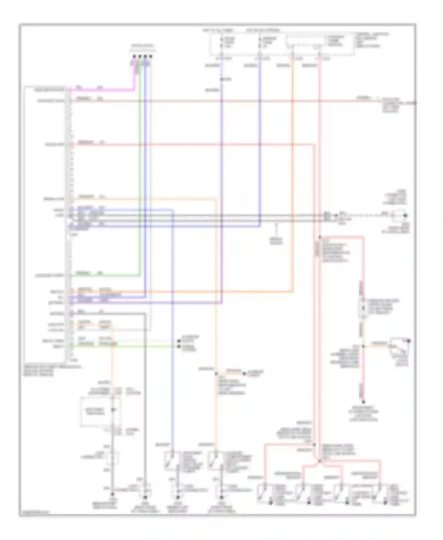 Escort ZX2 Ford  (1998-1999): Anti-theft circuit