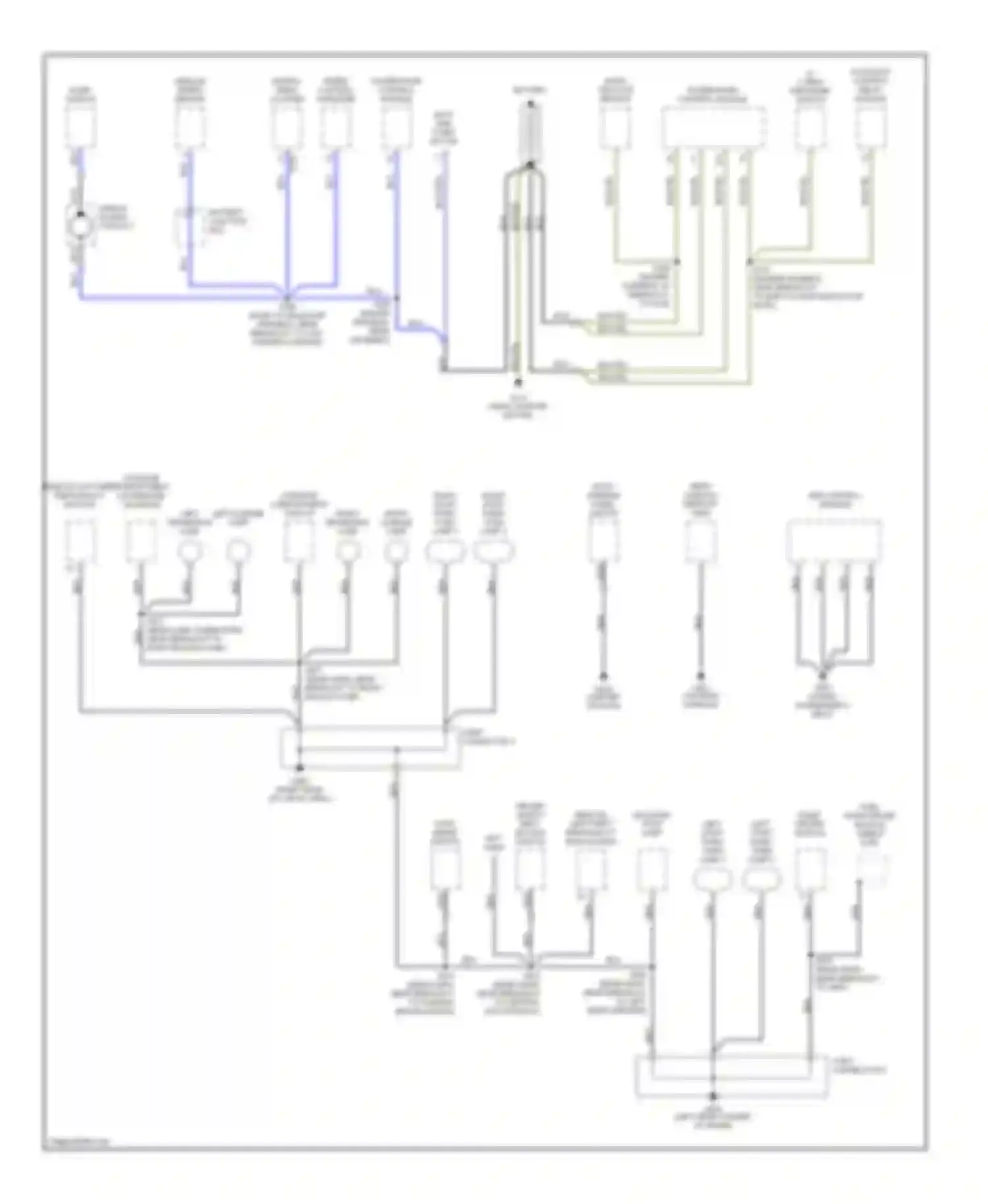 Escort ZX2 Ford  (1998-1999): Ground distribution circuit (2 of 2)