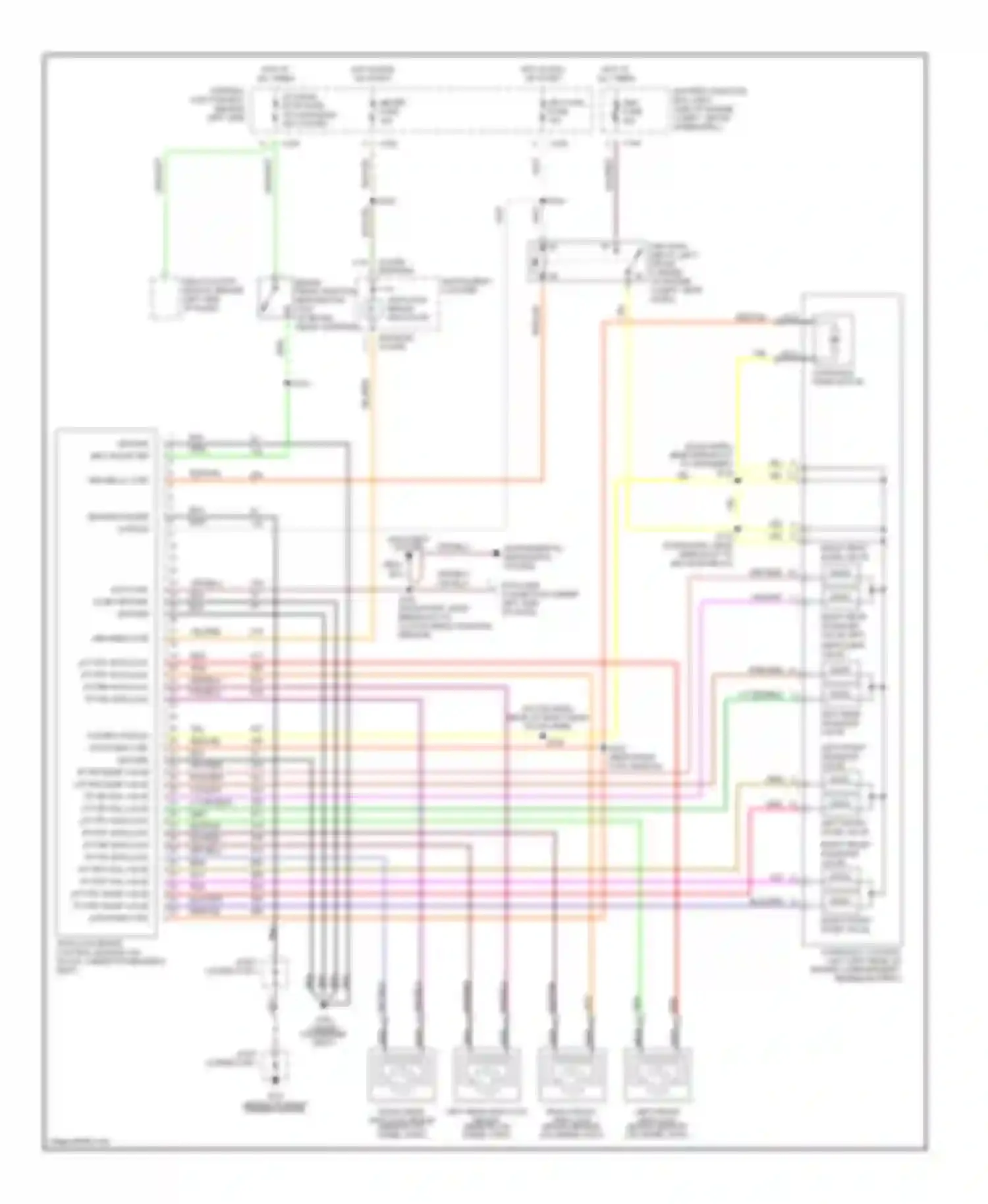 Escort Ford V facelift 2 (1995-2002): Anti-lock brake circuits