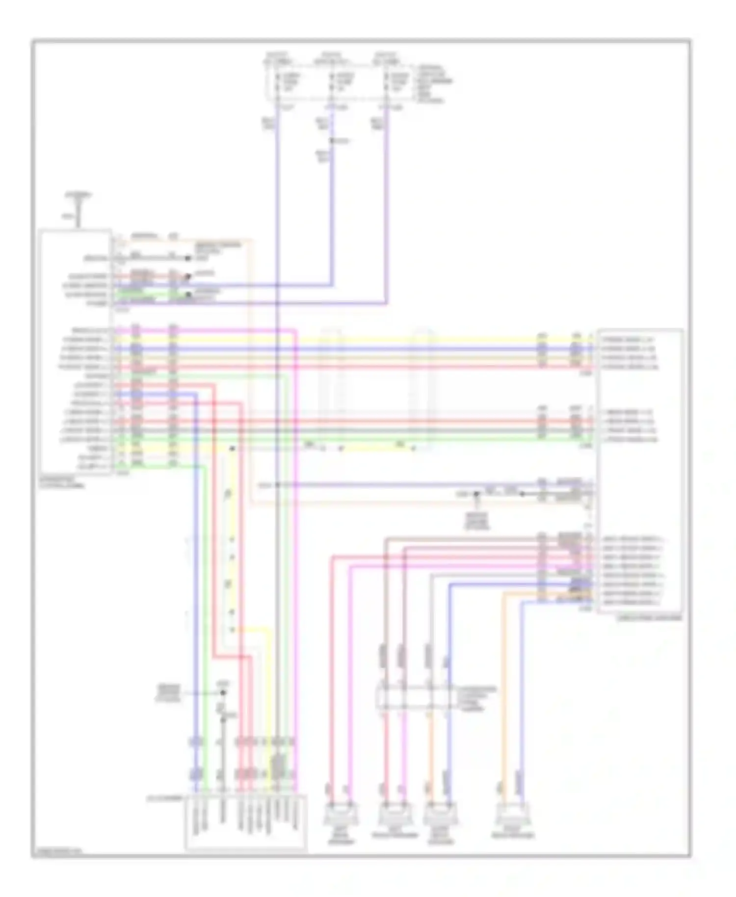 Escort Ford V facelift 2 (1995-2002): Radio circuits, with amplifier