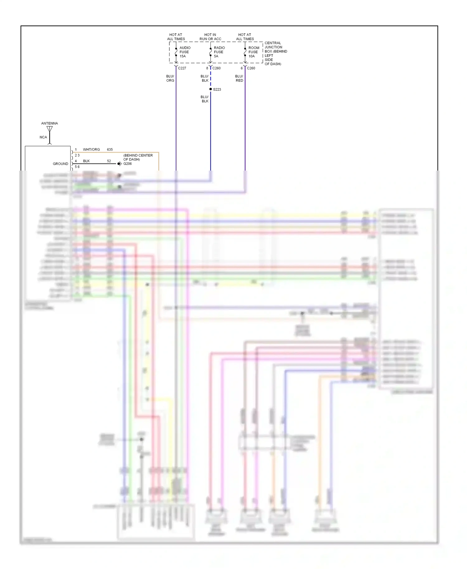 Ford Escort V facelift 2 (1995-2002) protocol a wiring diagram  (1 of 1)