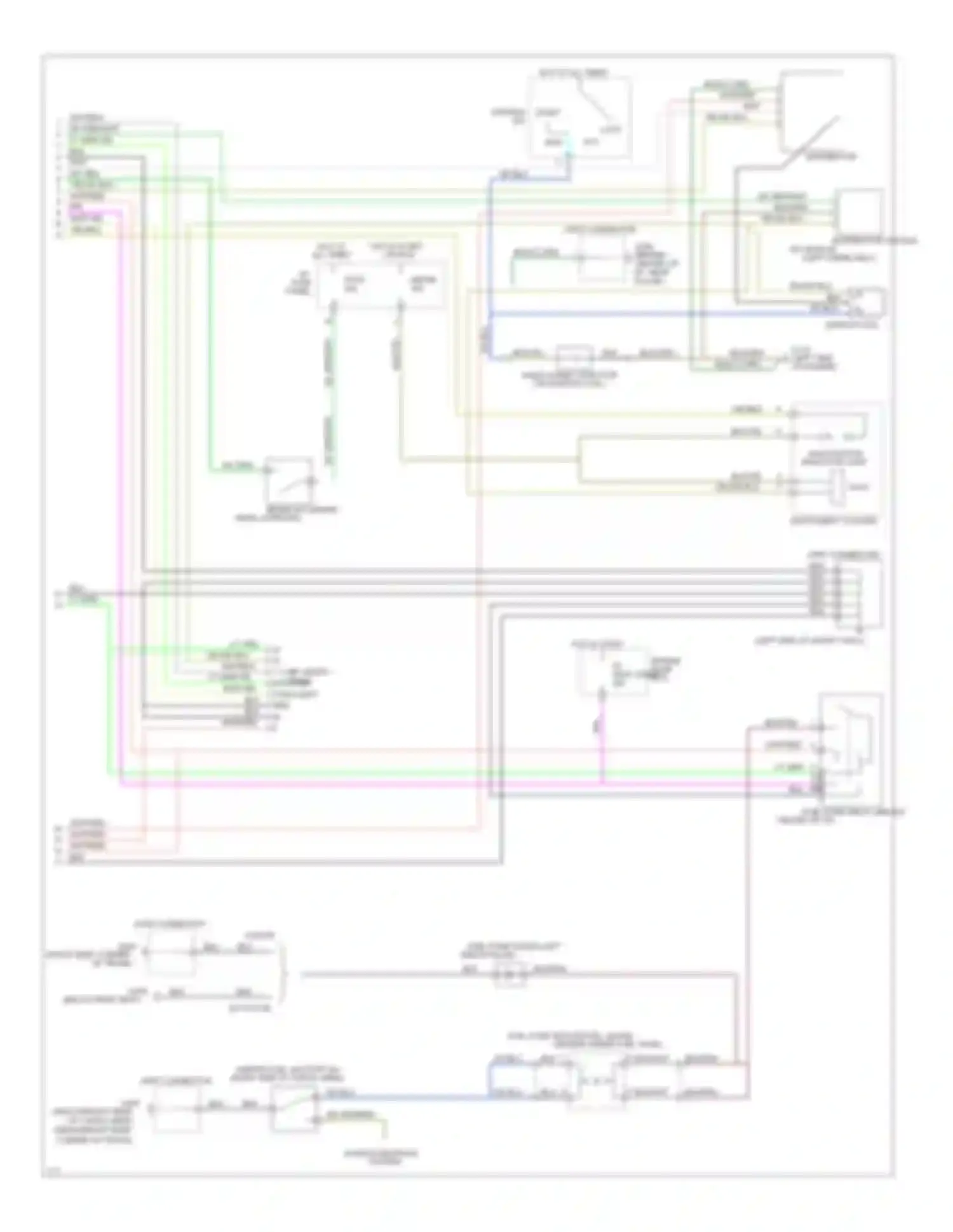 Escort Ford V facelift (1991-1996): Wiring diagram engine performance 1.8ls, m/t (2 of 2)