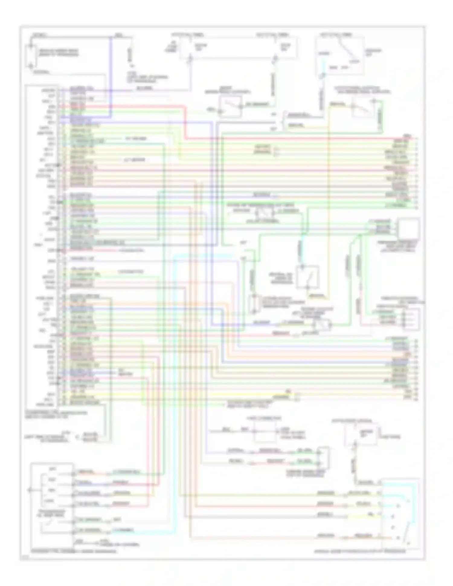 Escort Ford V facelift (1991-1996): Wiring diagram engine performance 1.9ls (1 of 2)