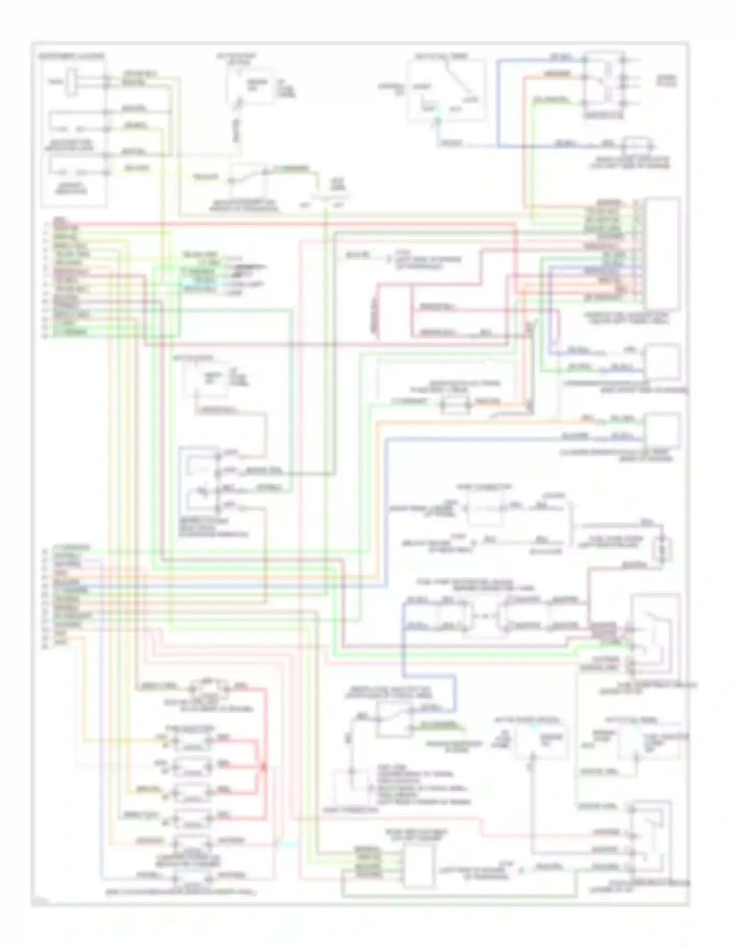 Escort Ford V facelift (1991-1996): Wiring diagram engine performance 1.9ls (2 of 2)