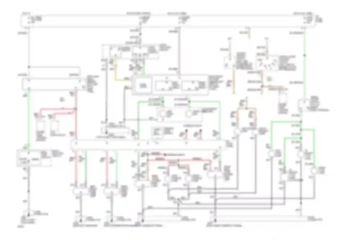 Escort Ford V facelift (1991-1996): Exterior light circuit, sedan