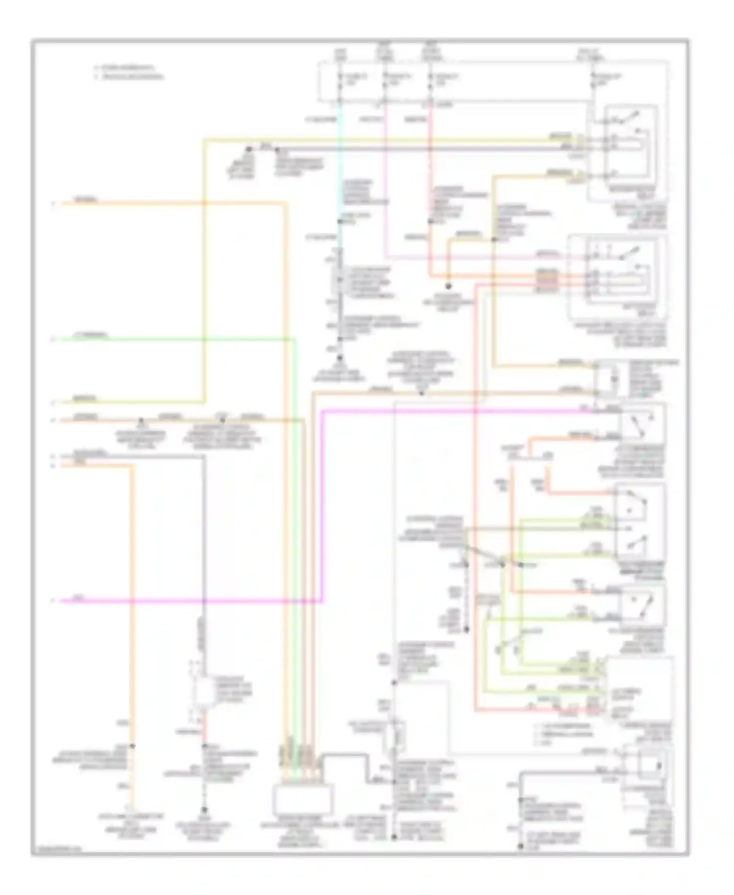 Excursion Ford I (1999-2005): Automatic a/c circuit (2 of 2)