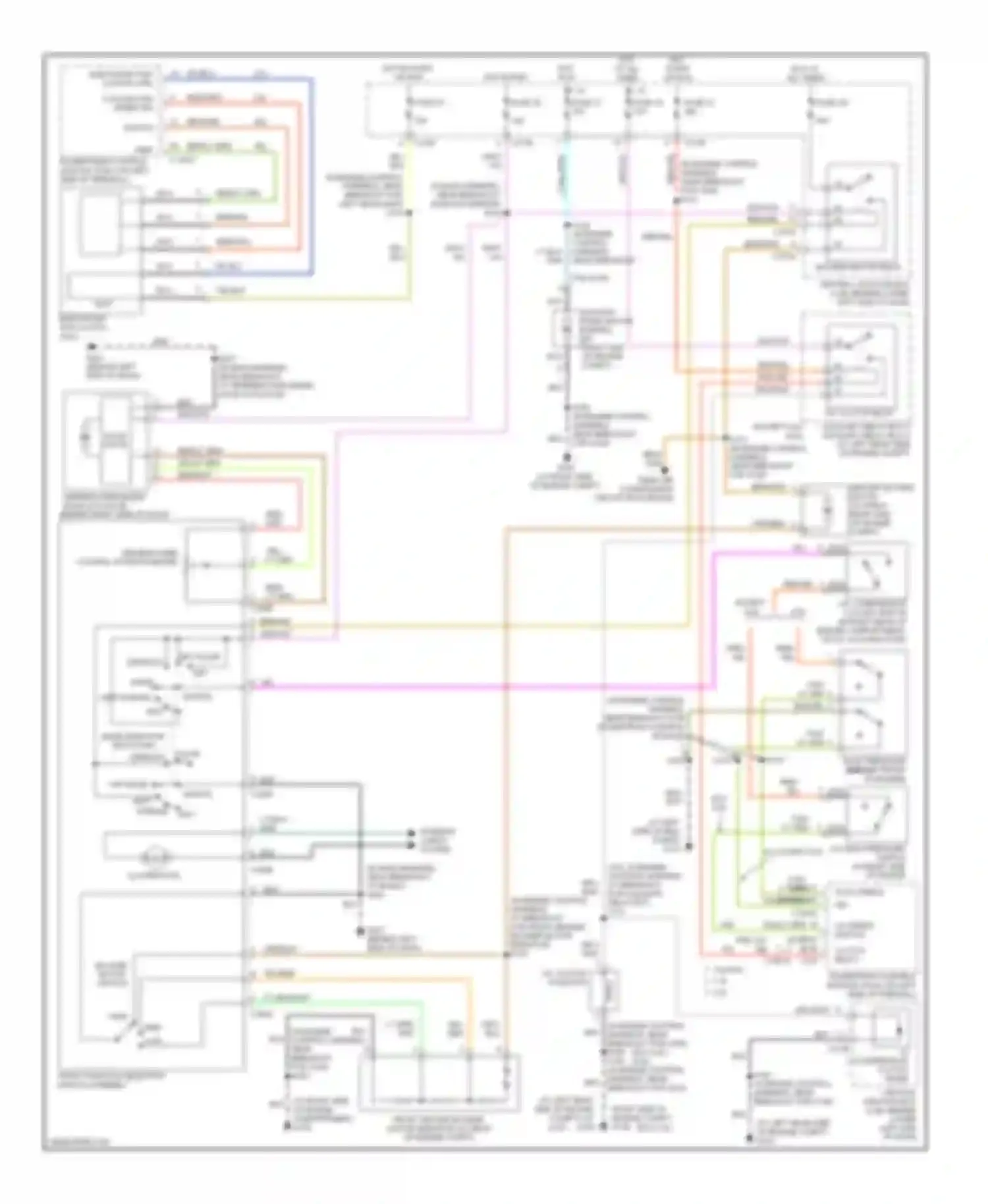 Excursion Ford I (1999-2005): Manual a/c circuit