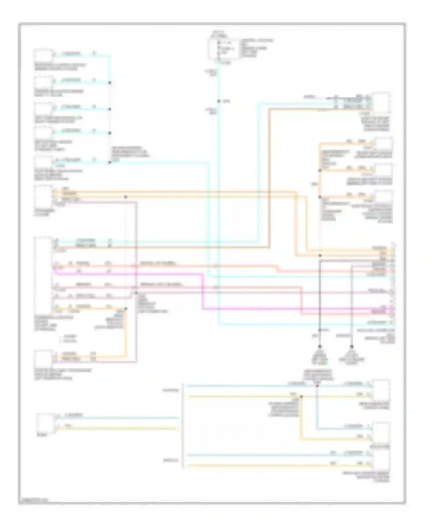 Excursion Ford I (1999-2005): Computer data lines circuit