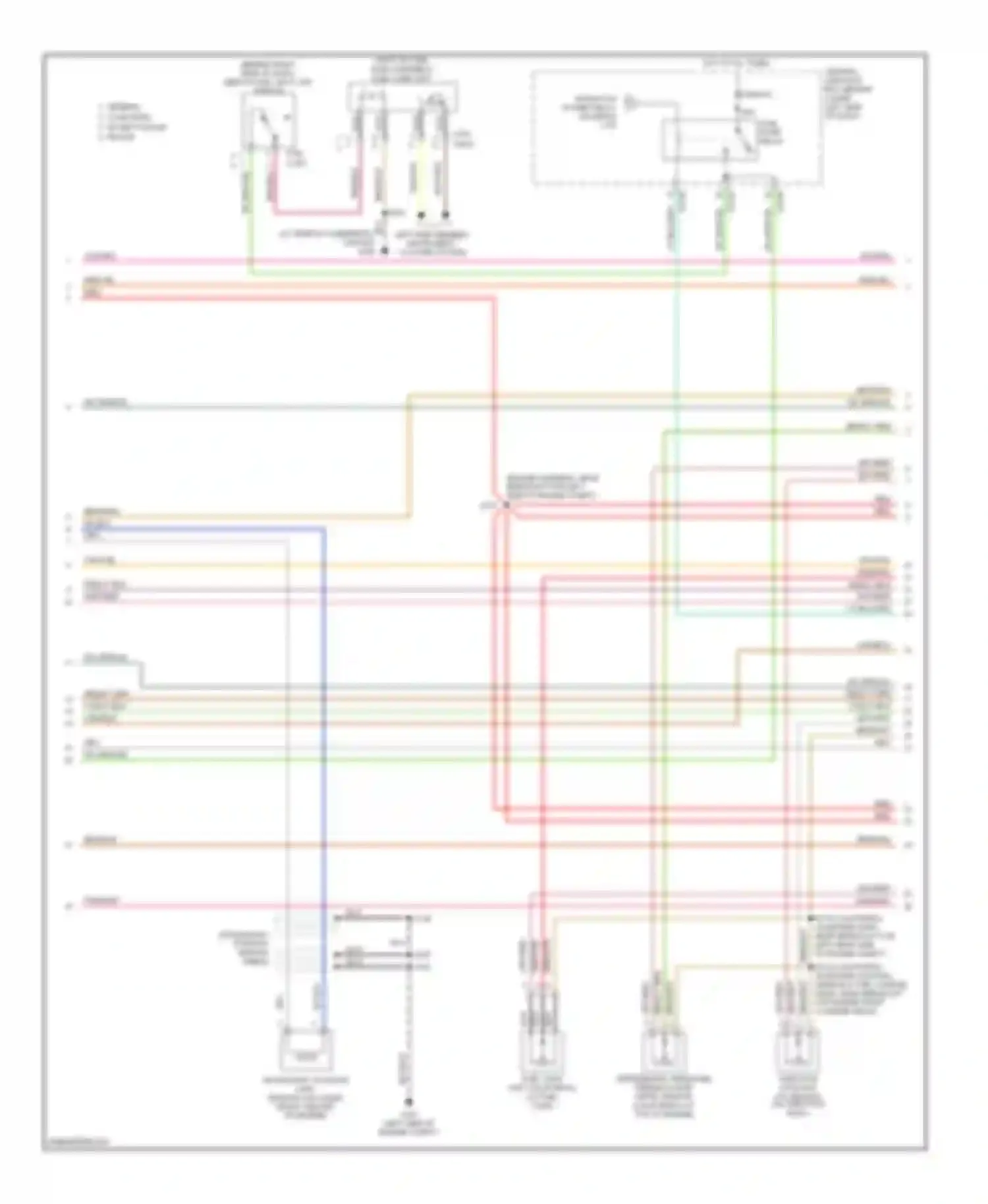 Excursion Ford I (1999-2005): Wiring diagram engine performance 5.4l (2 of 4)