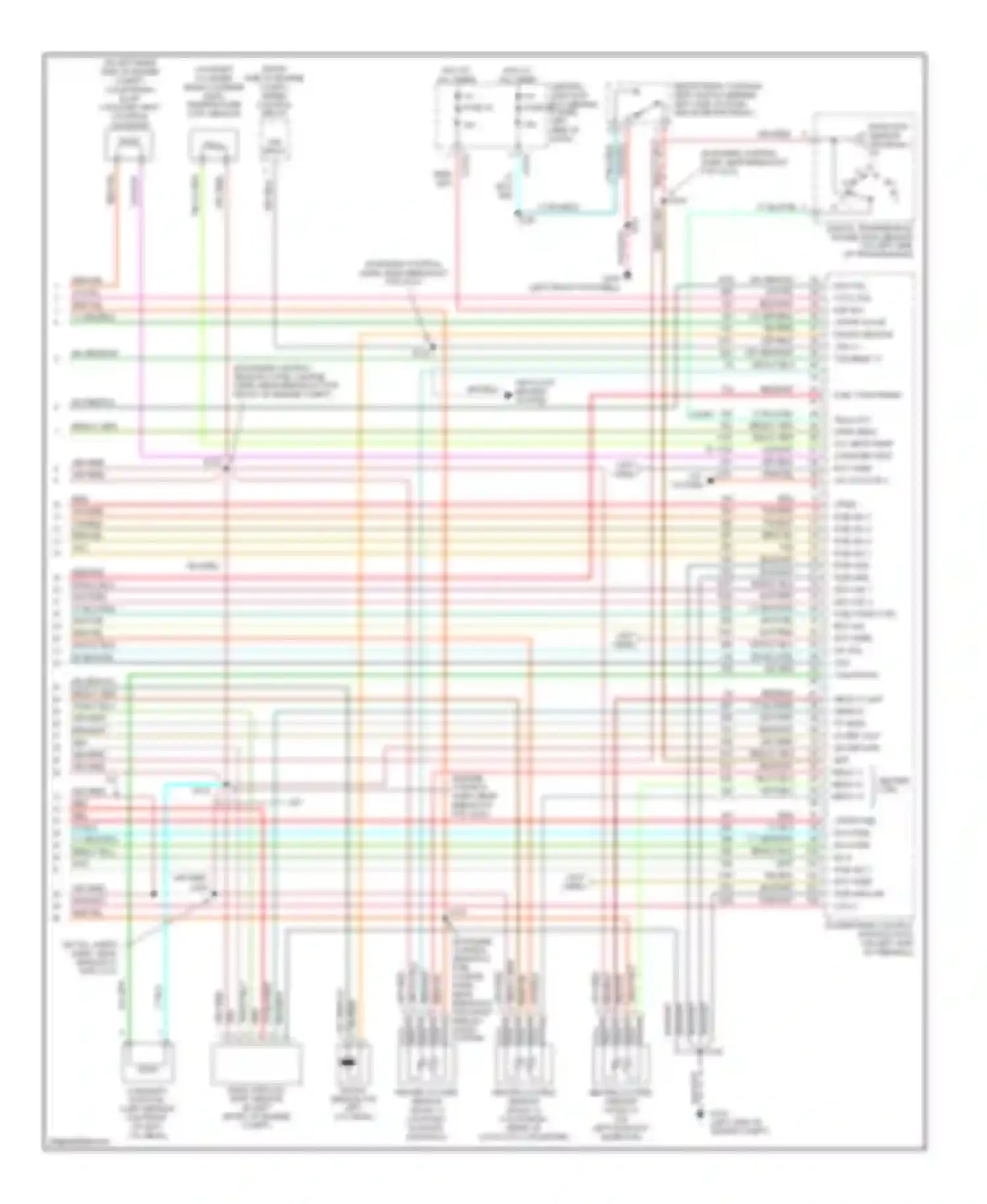 Excursion Ford I (1999-2005): Wiring diagram engine performance 5.4l (4 of 4)