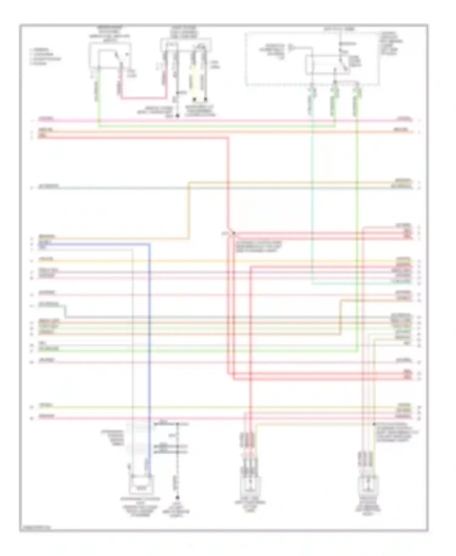 Excursion Ford I (1999-2005): Wiring diagram engine performance 6.8l (2 of 4)