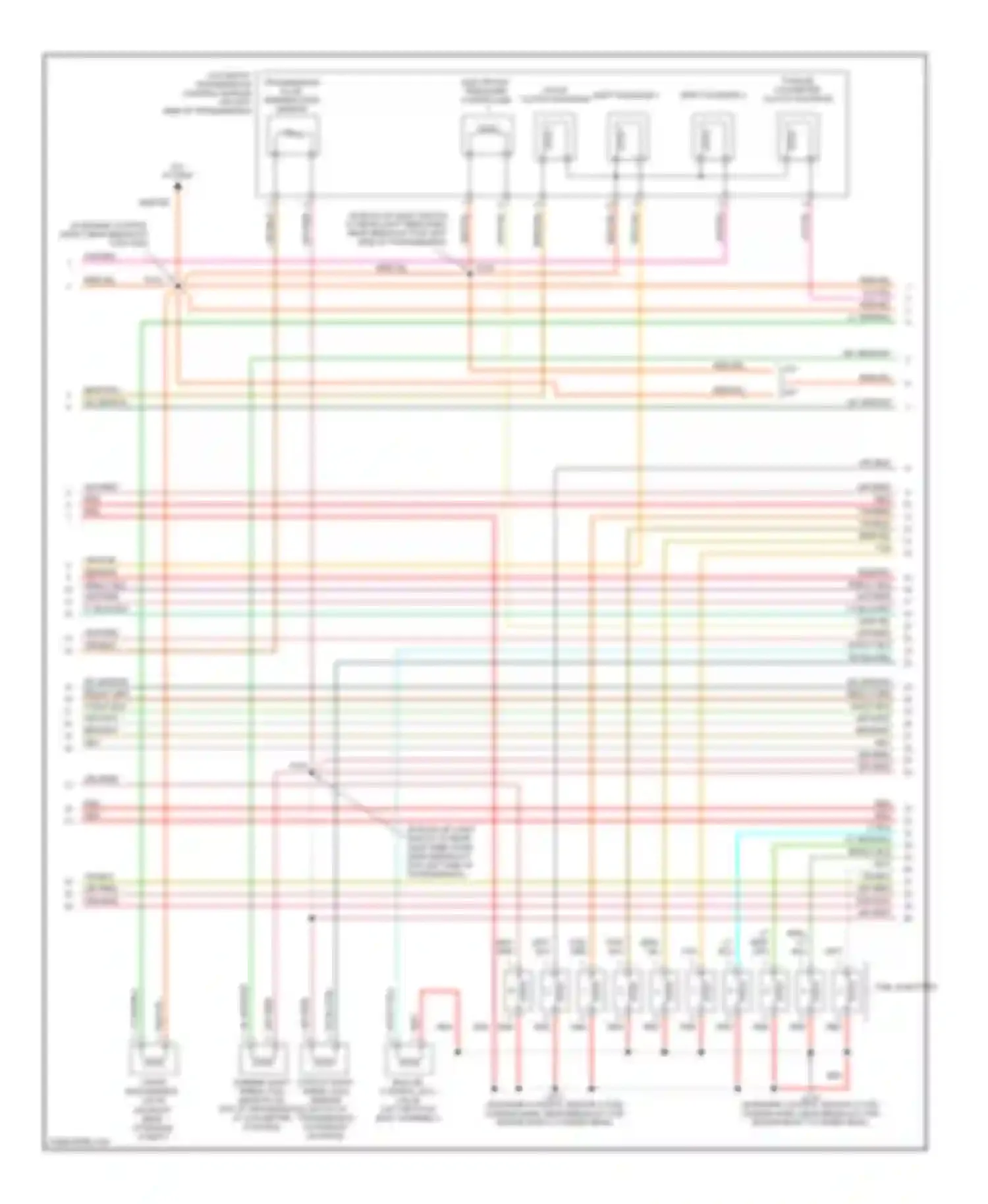 Excursion Ford I (1999-2005): Wiring diagram engine performance 6.8l (3 of 4)