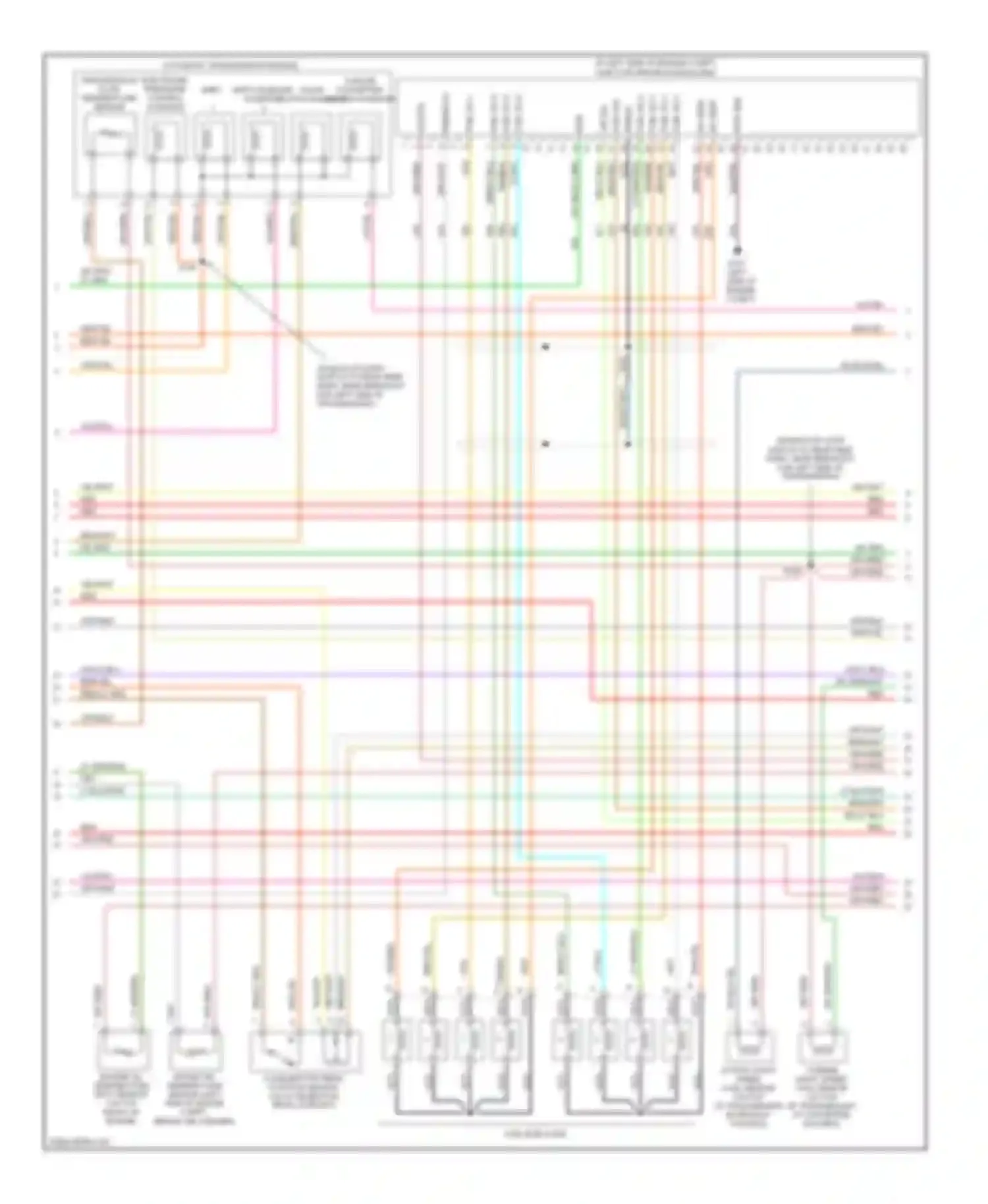 Excursion Ford I (1999-2005): Wiring diagram engine performance 7.3l di turbo diesel, california (3 of 4)