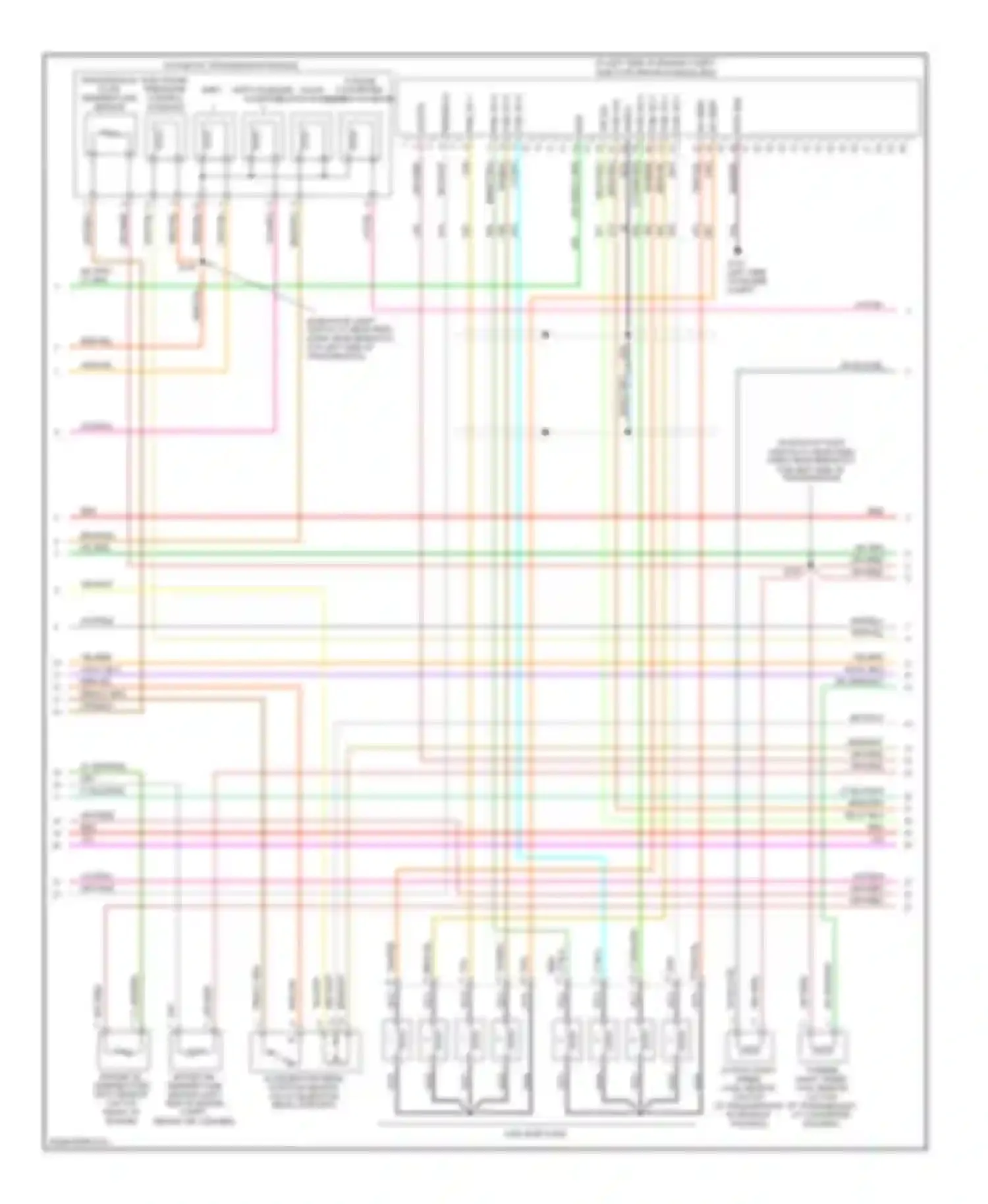 Excursion Ford I (1999-2005): Wiring diagram engine performance 7.3l di turbo diesel, federal (3 of 4)