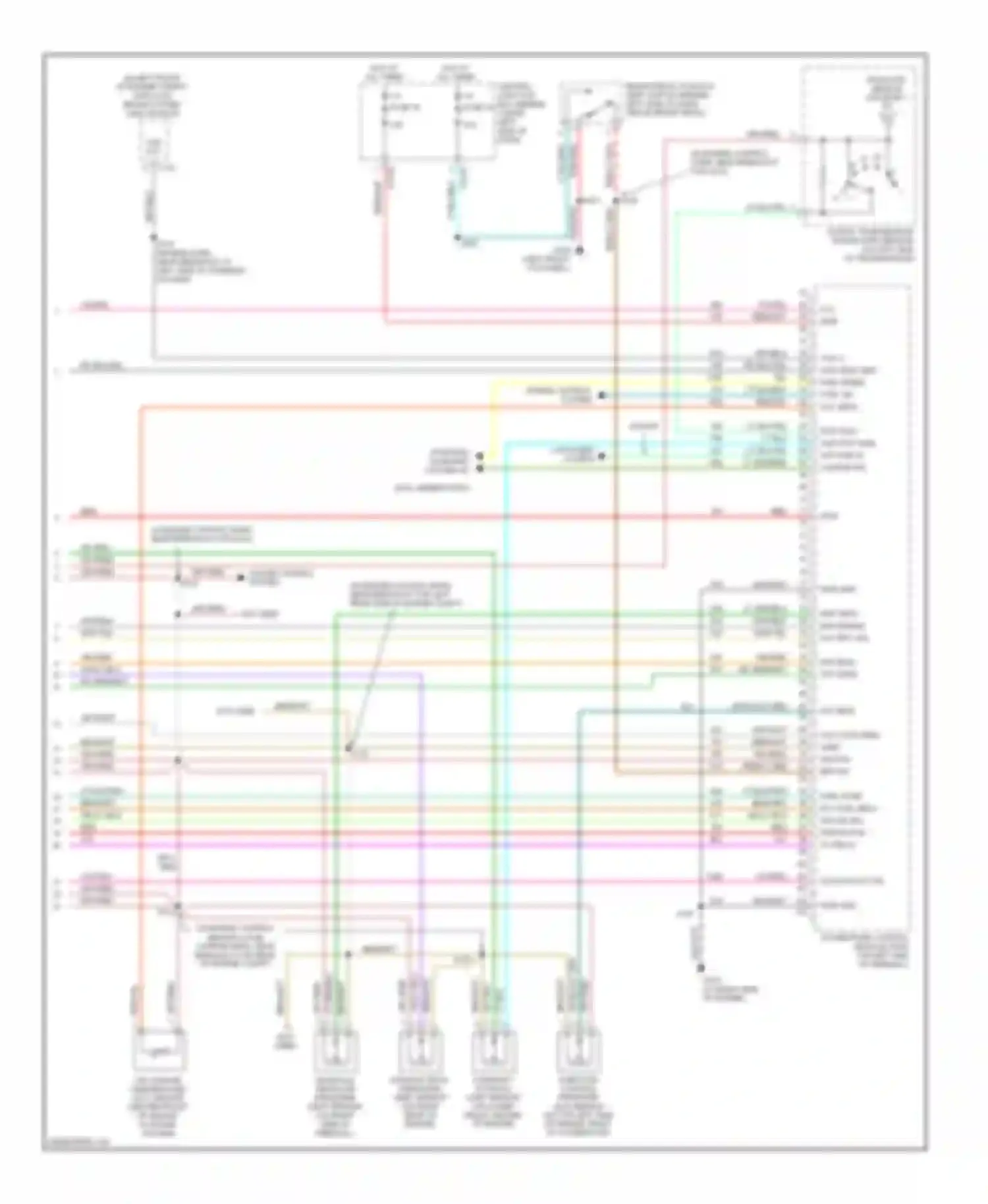 Excursion Ford I (1999-2005): Wiring diagram engine performance 7.3l di turbo diesel, federal (4 of 4)