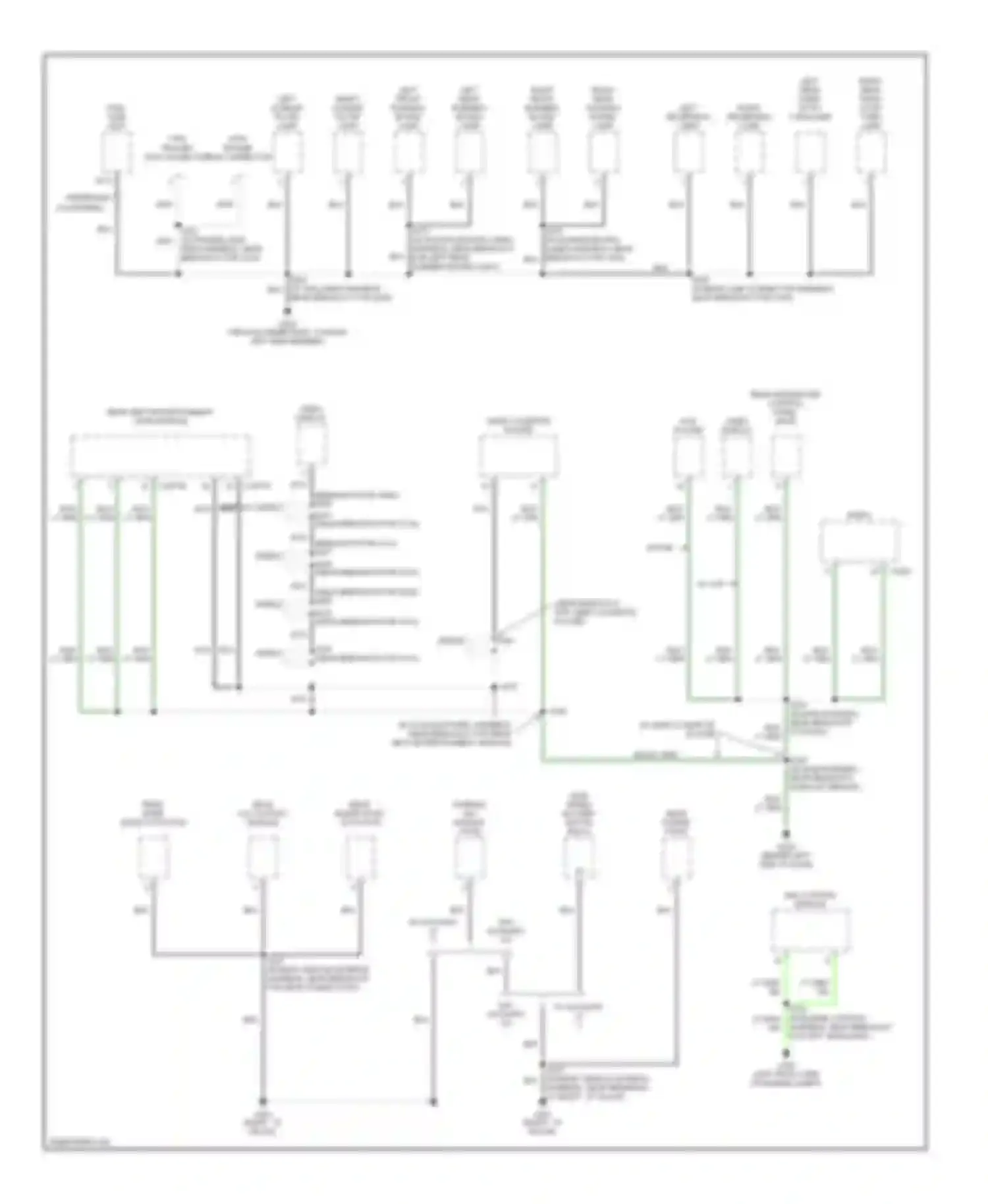Excursion Ford I (1999-2005): Ground distribution circuit (3 of 4)