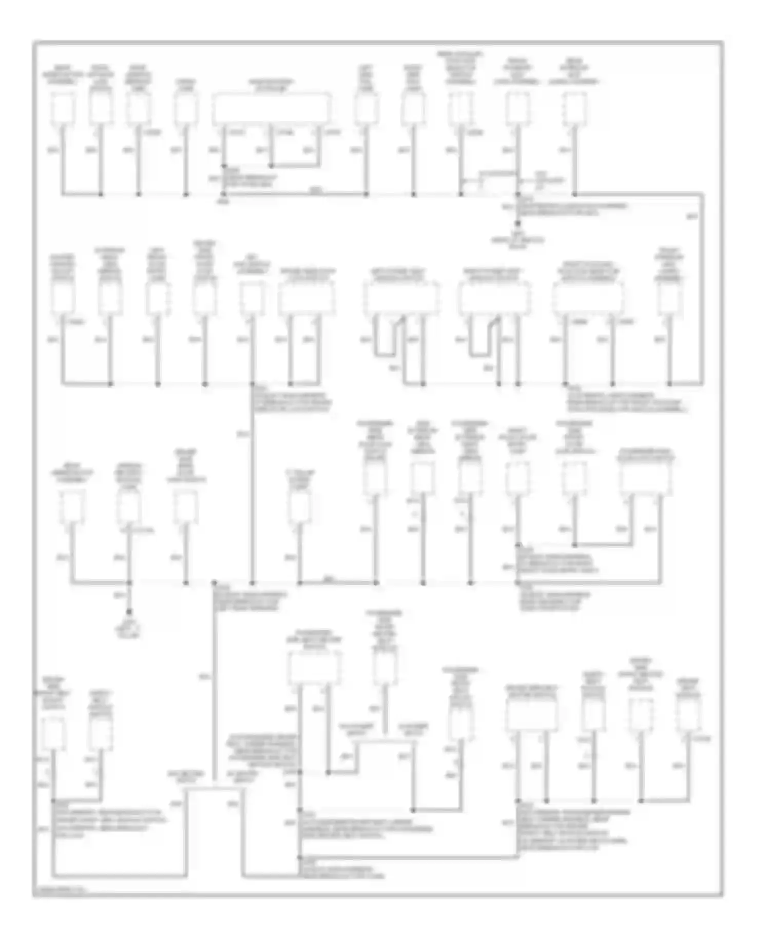 Excursion Ford I (1999-2005): Ground distribution circuit (4 of 4)