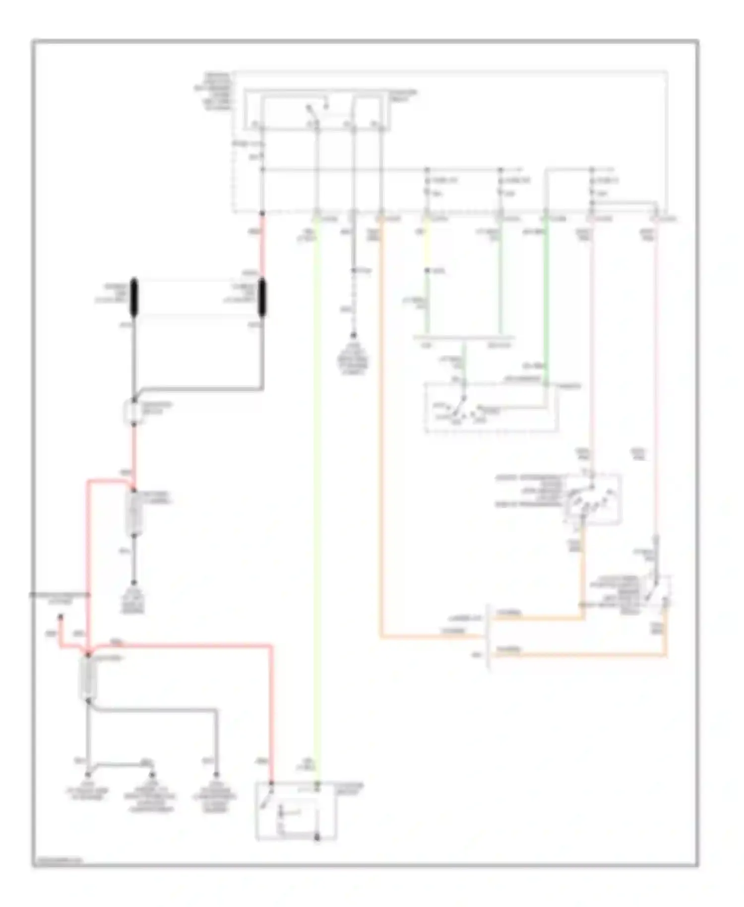 Excursion Ford I (1999-2005): Starting circuit, 4 speed a/t, m/t & 4 speed a/t