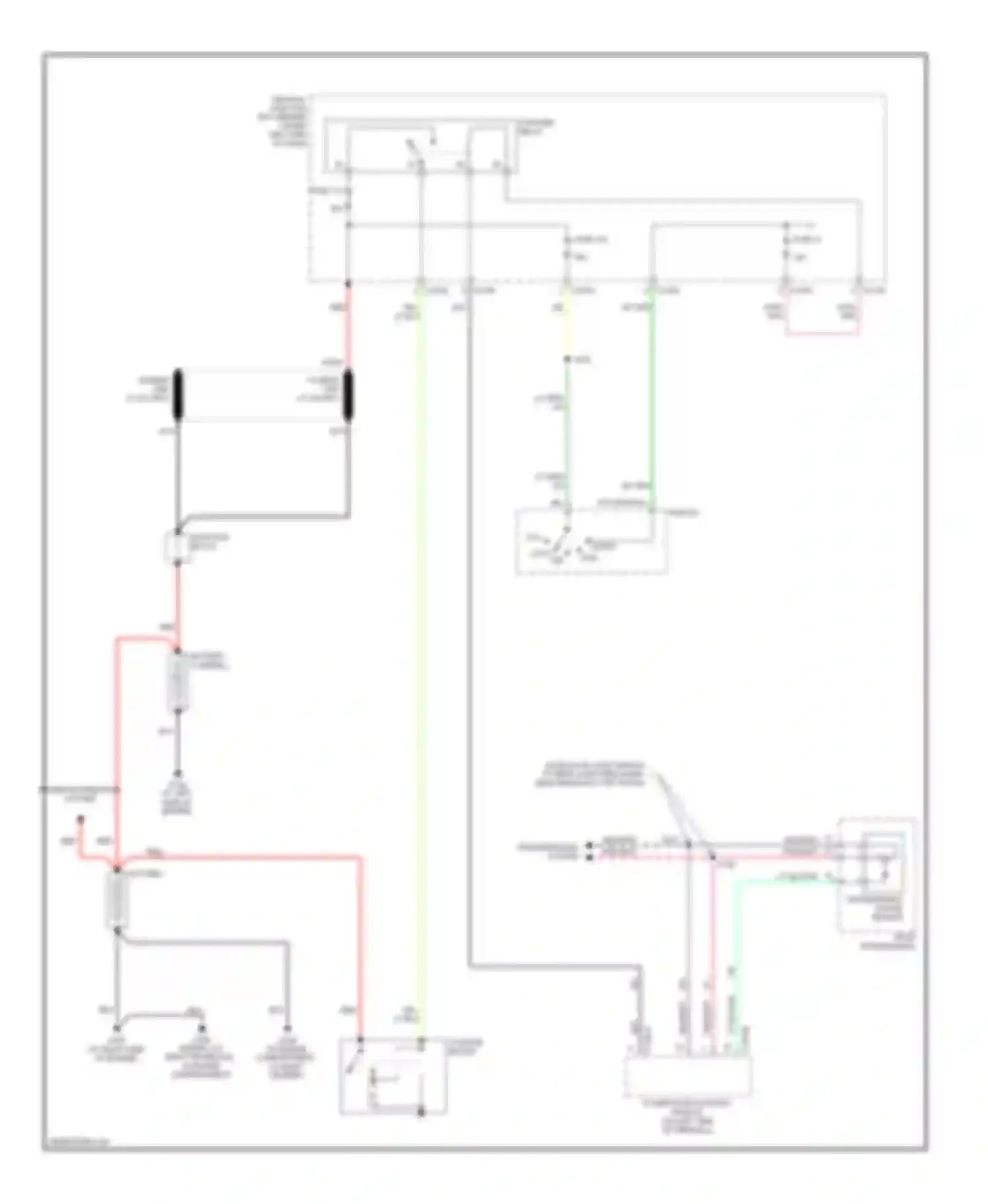 Excursion Ford I (1999-2005): Starting circuit, 5 speed a/t
