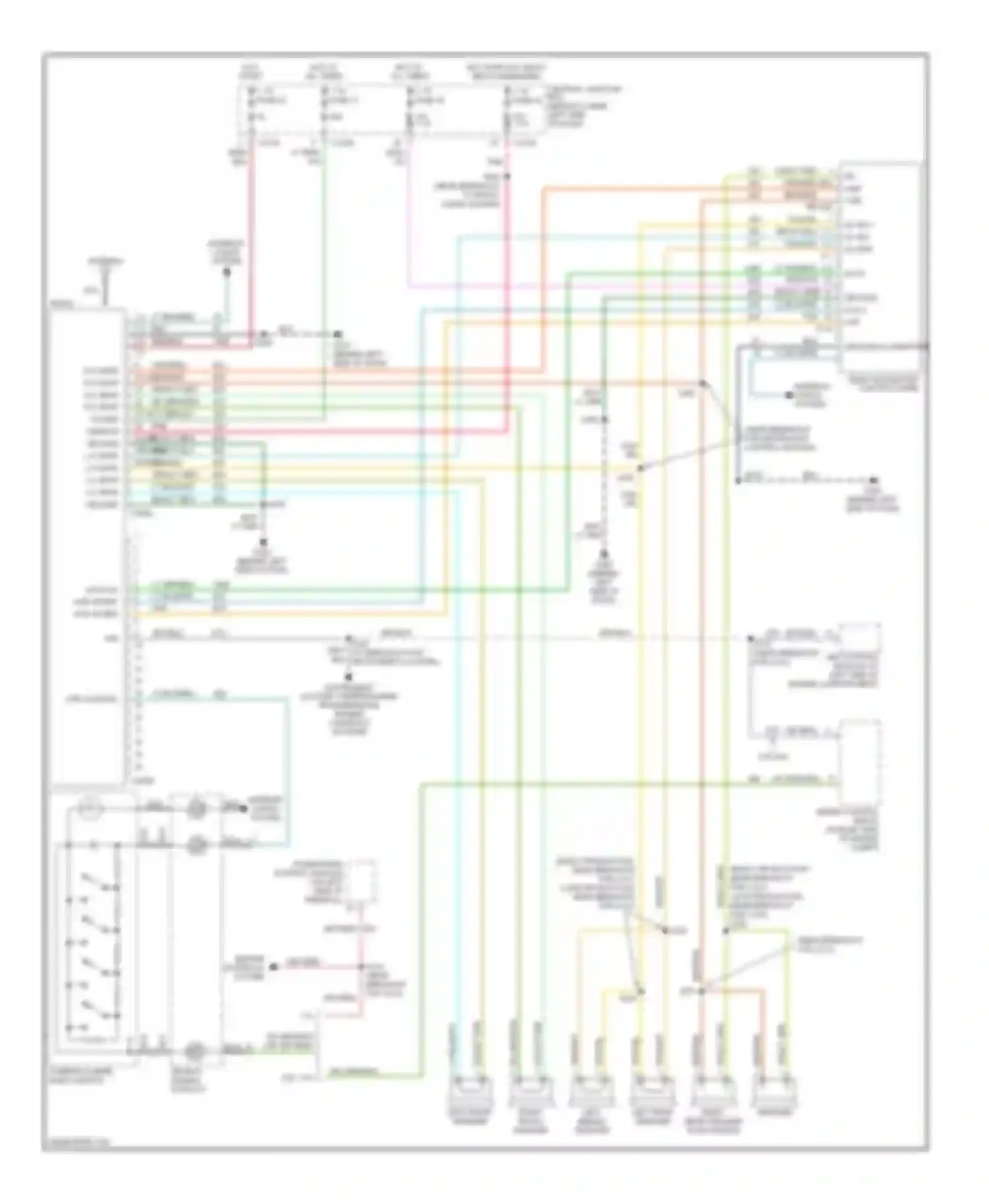 Wiring diagram asys on for Ford Excursion I (1999-2005) (2 of 2)