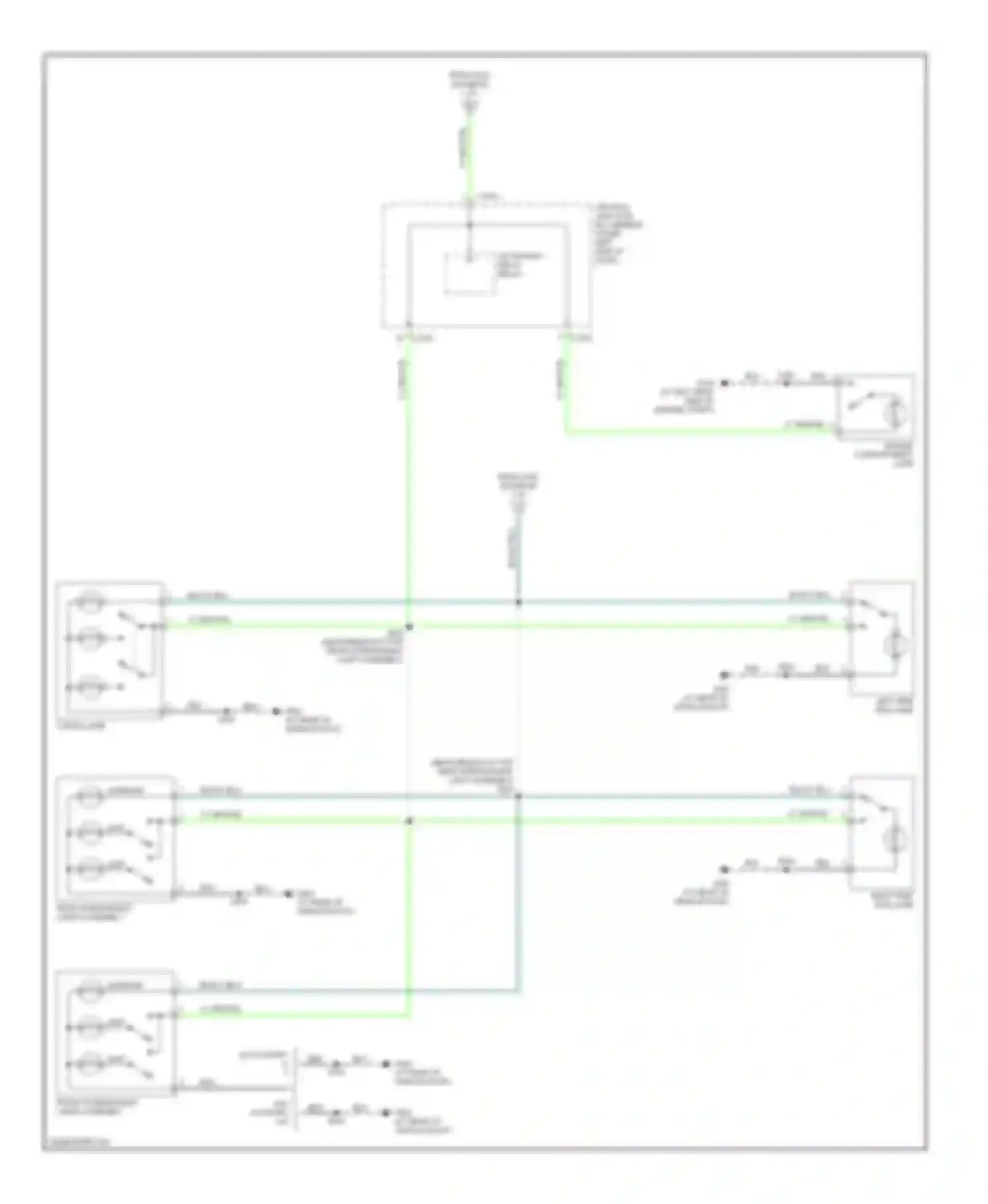 Wiring diagram blk/lt blu for Ford Excursion I (1999-2005) (2 of 7)