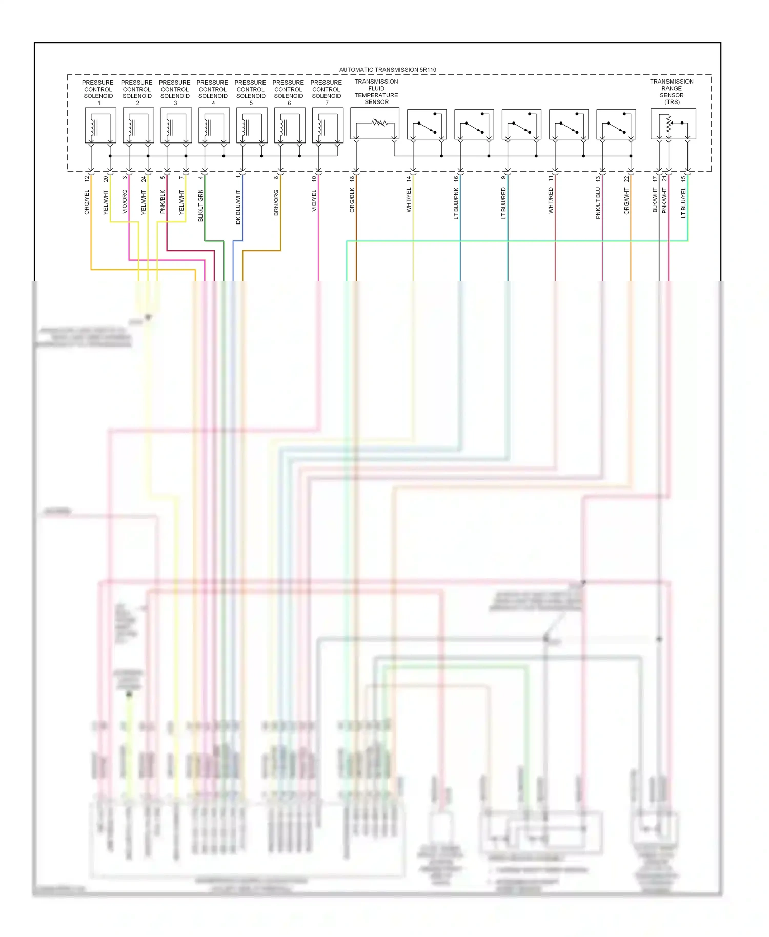 Ford Excursion I (1999-2005) (epc) sol 2 ctrl wiring diagram  (1 of 2)