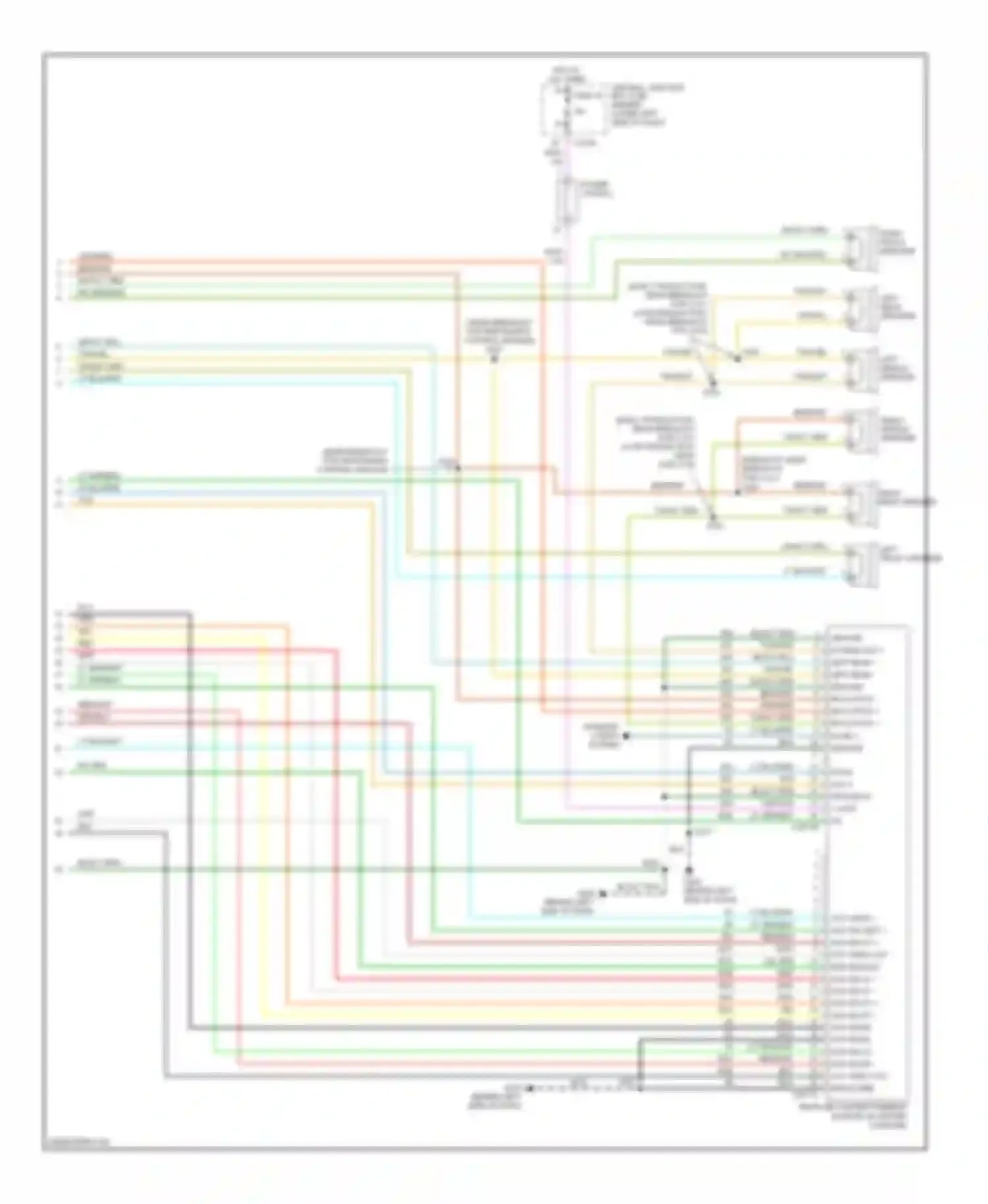 Wiring diagram hot at all times for Ford Excursion I (1999-2005) (49 of 64)