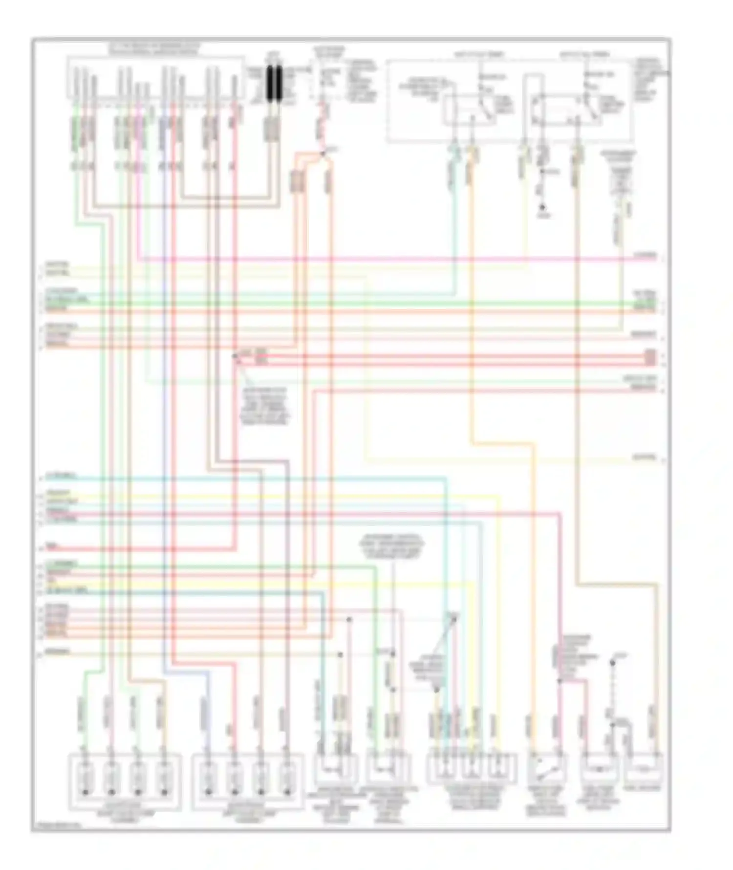 Wiring diagram instrument cluster for Ford Excursion I (1999-2005) (10 of 27)