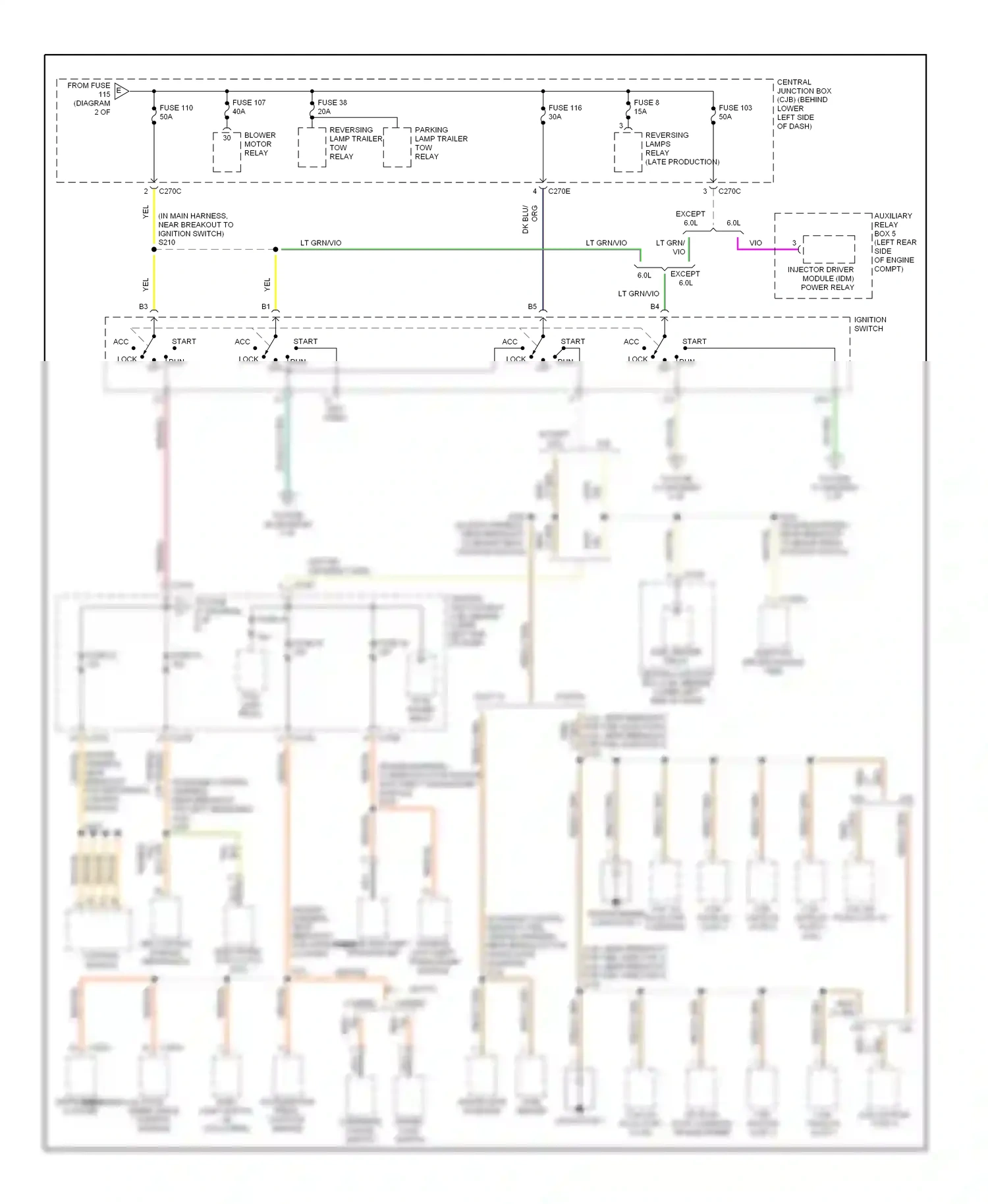 Ford Excursion I (1999-2005) off wiring diagram  (6 of 7)