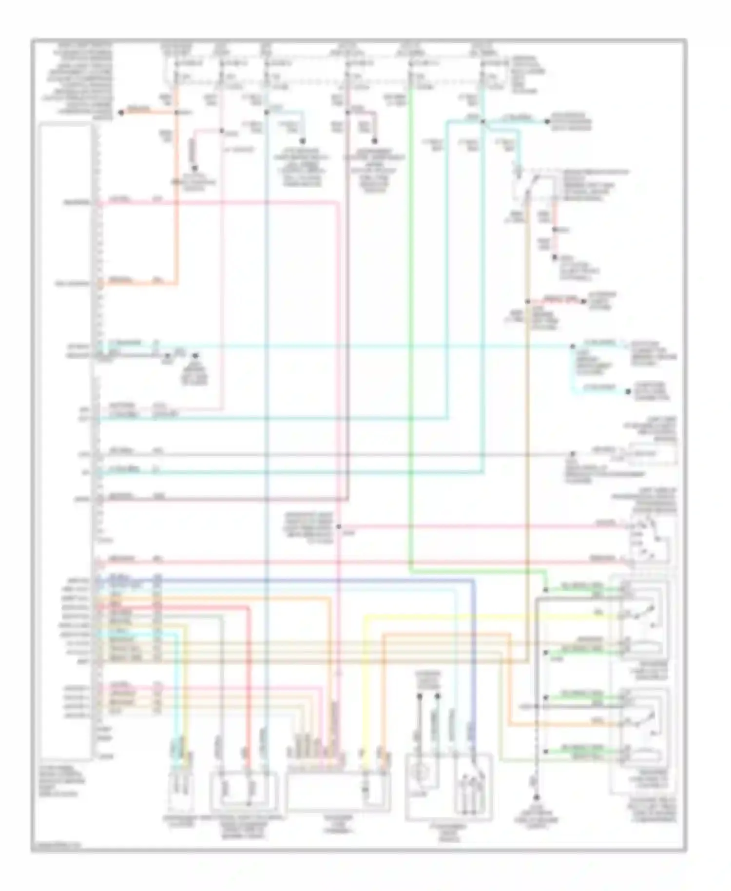 Wiring diagram org/wht for Ford Excursion I (1999-2005) (1 of 4)