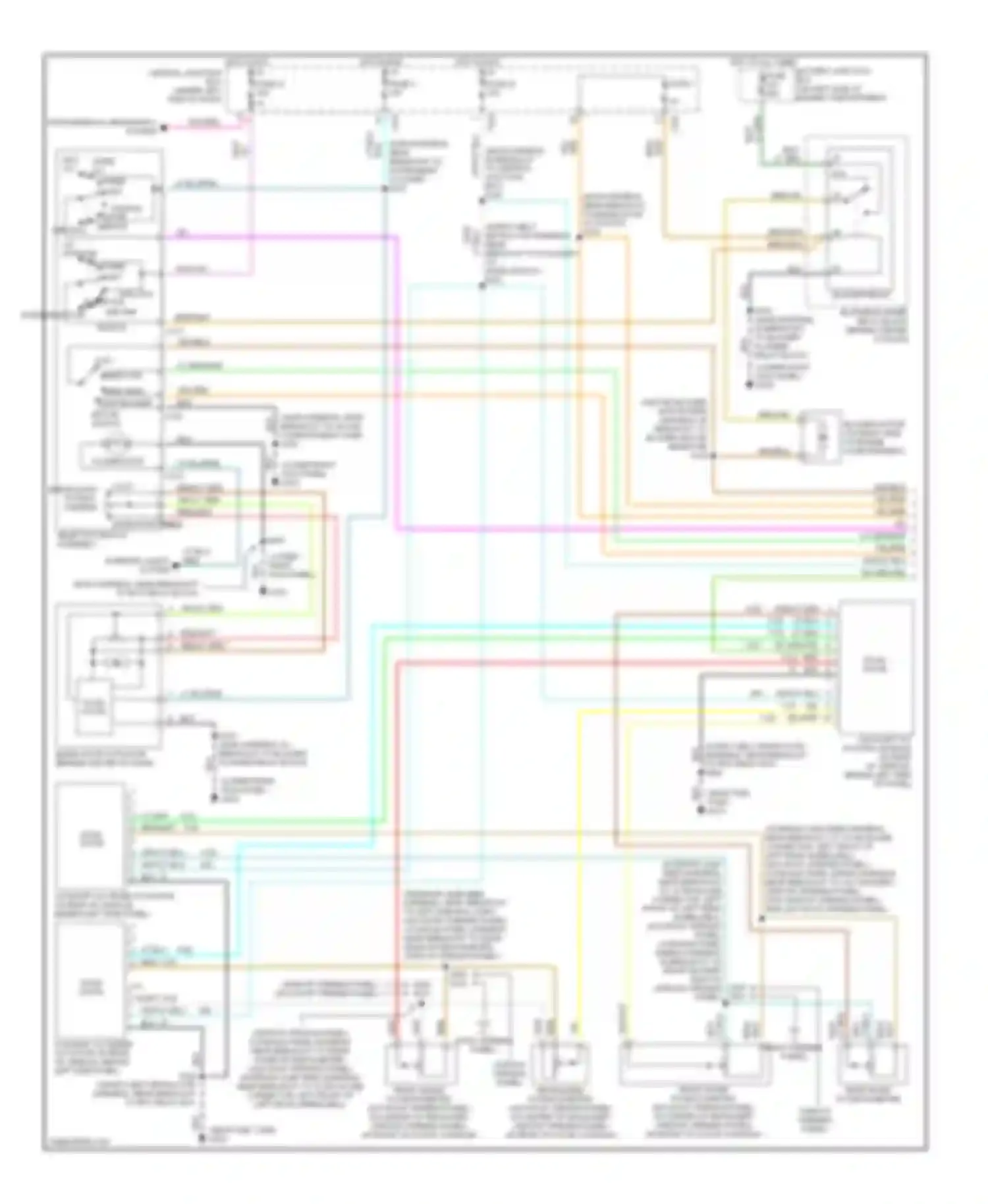 Expedition Ford I (1996-2002): Manual a/c circuit (1 of 2)