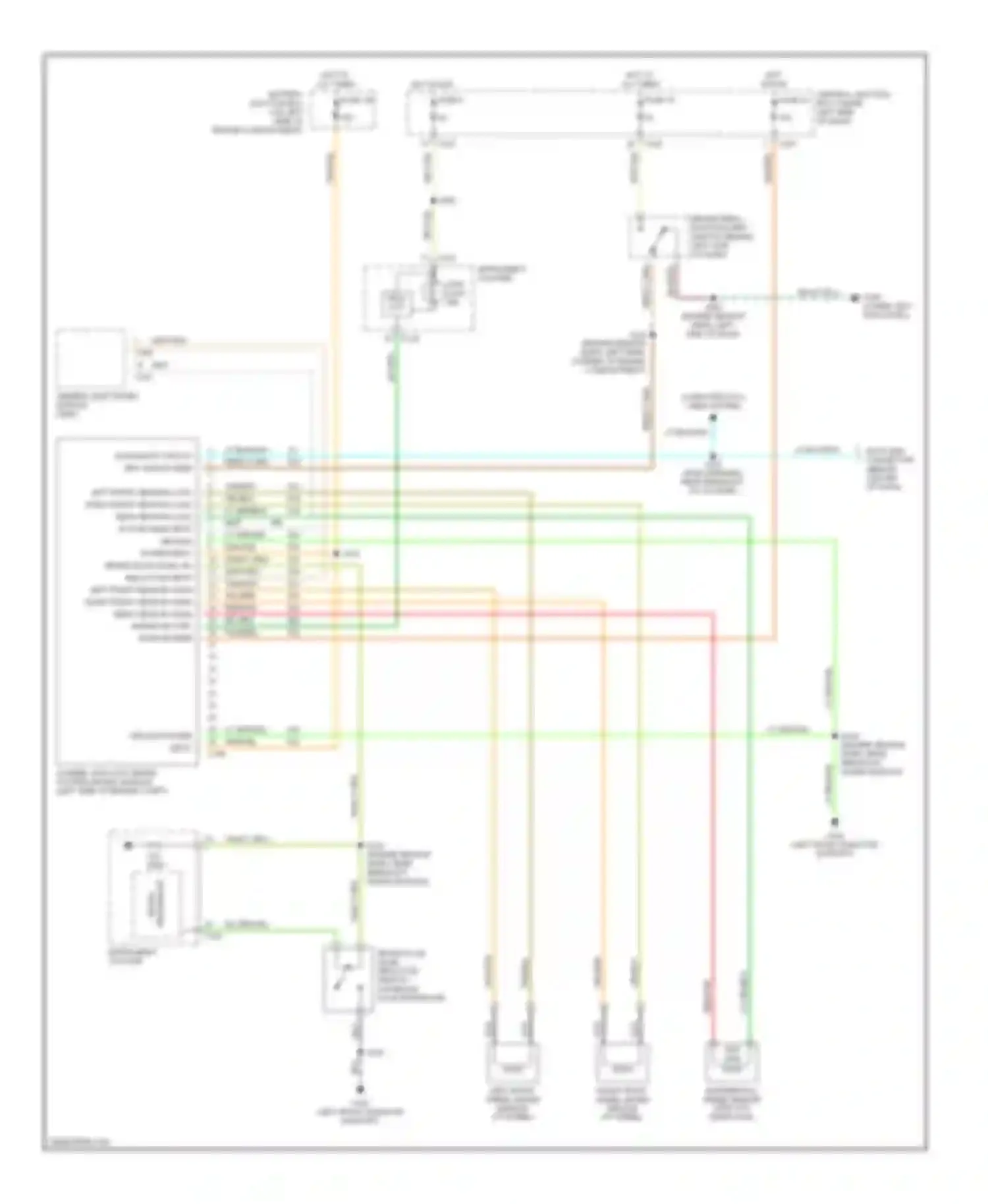 Expedition Ford I (1996-2002): Anti-lock brake circuits