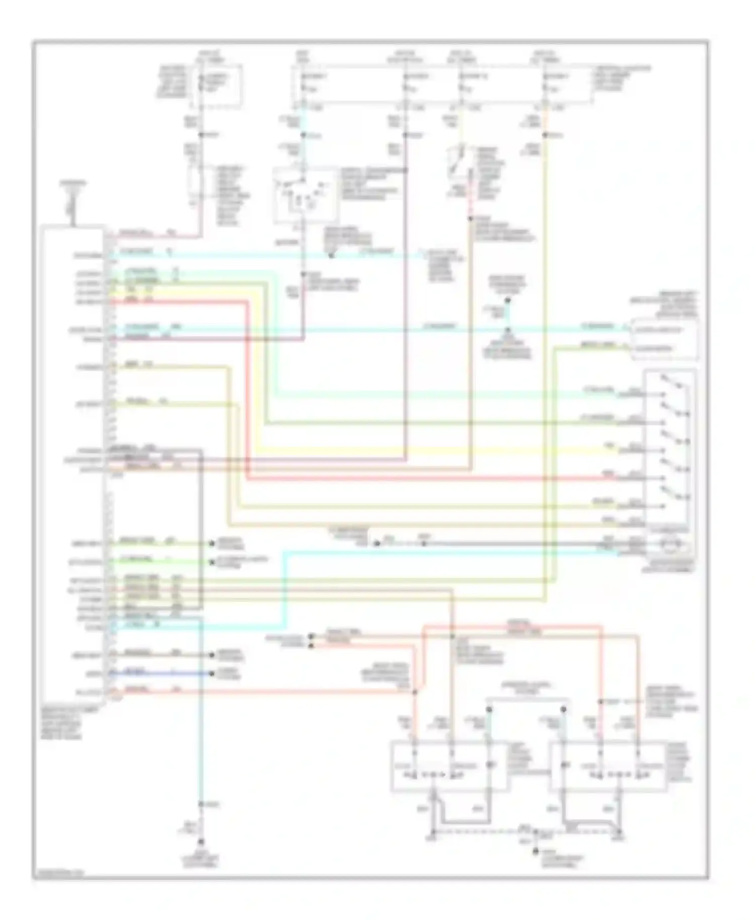 Expedition Ford I (1996-2002): Forced entry circuit
