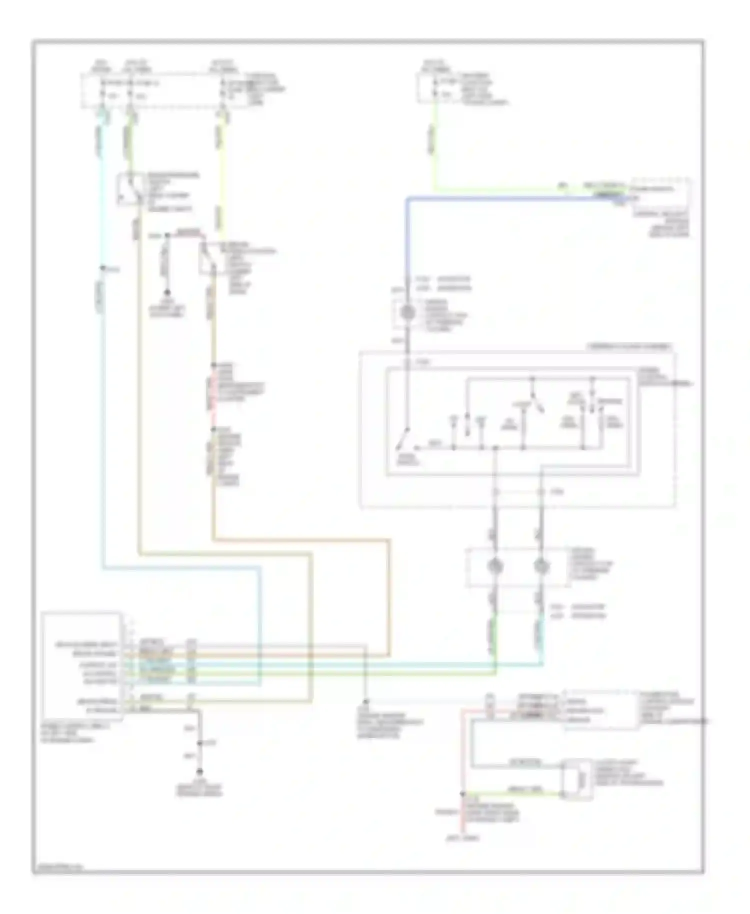 Expedition Ford I (1996-2002): Cruise control circuit